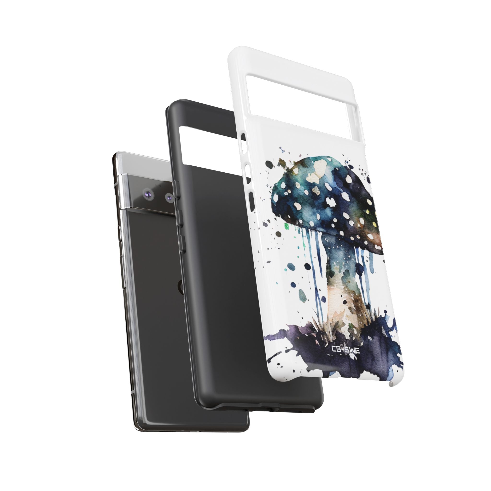Whimsical Watercolor Mushroom - Google Pixel Case