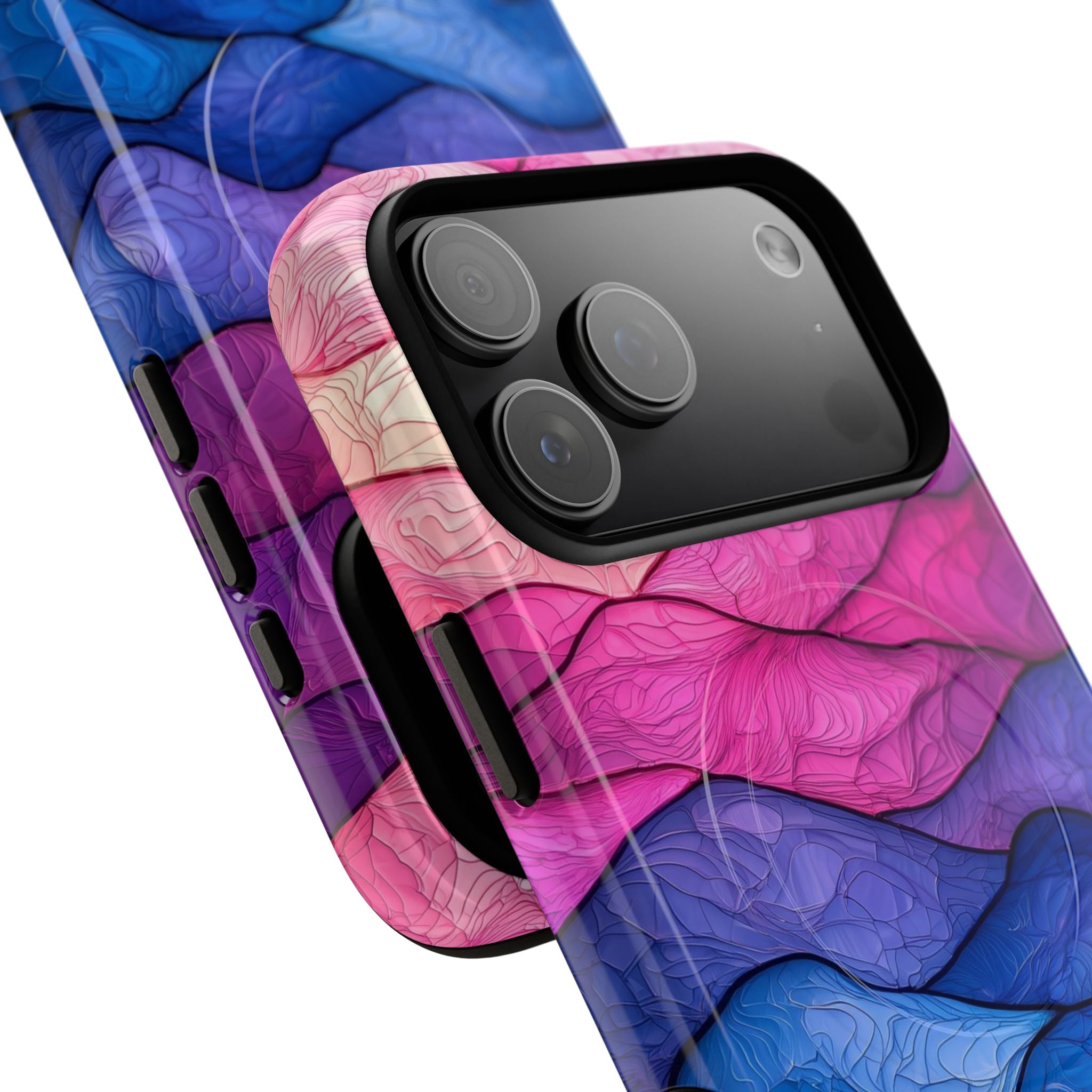 Wavy Vein Gradient iPhone 17 Pro Max Case - Tough+