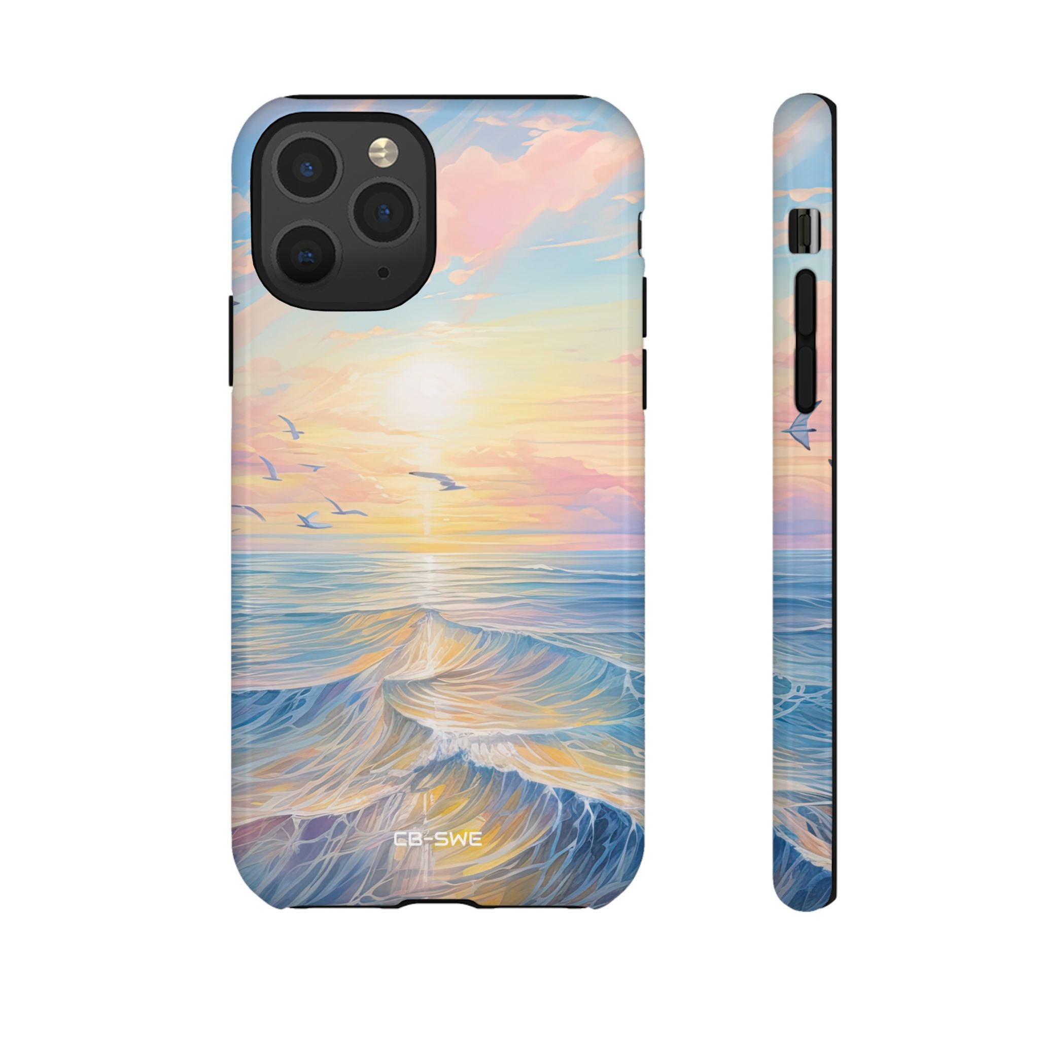 Gentle Waves Embrace - iPhone Case