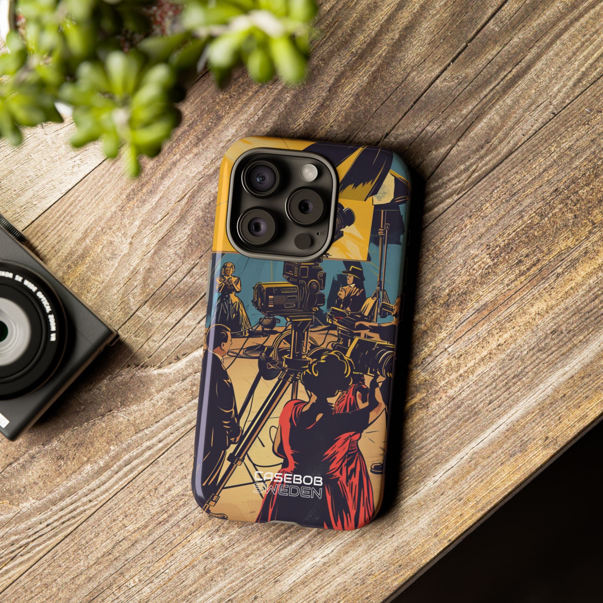 Set cinematografico vintage iPhone 15 - Tough