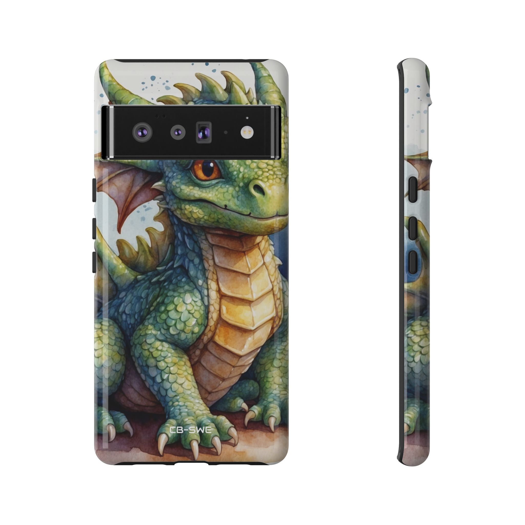 Green Dragon Smiles - Google Pixel Case