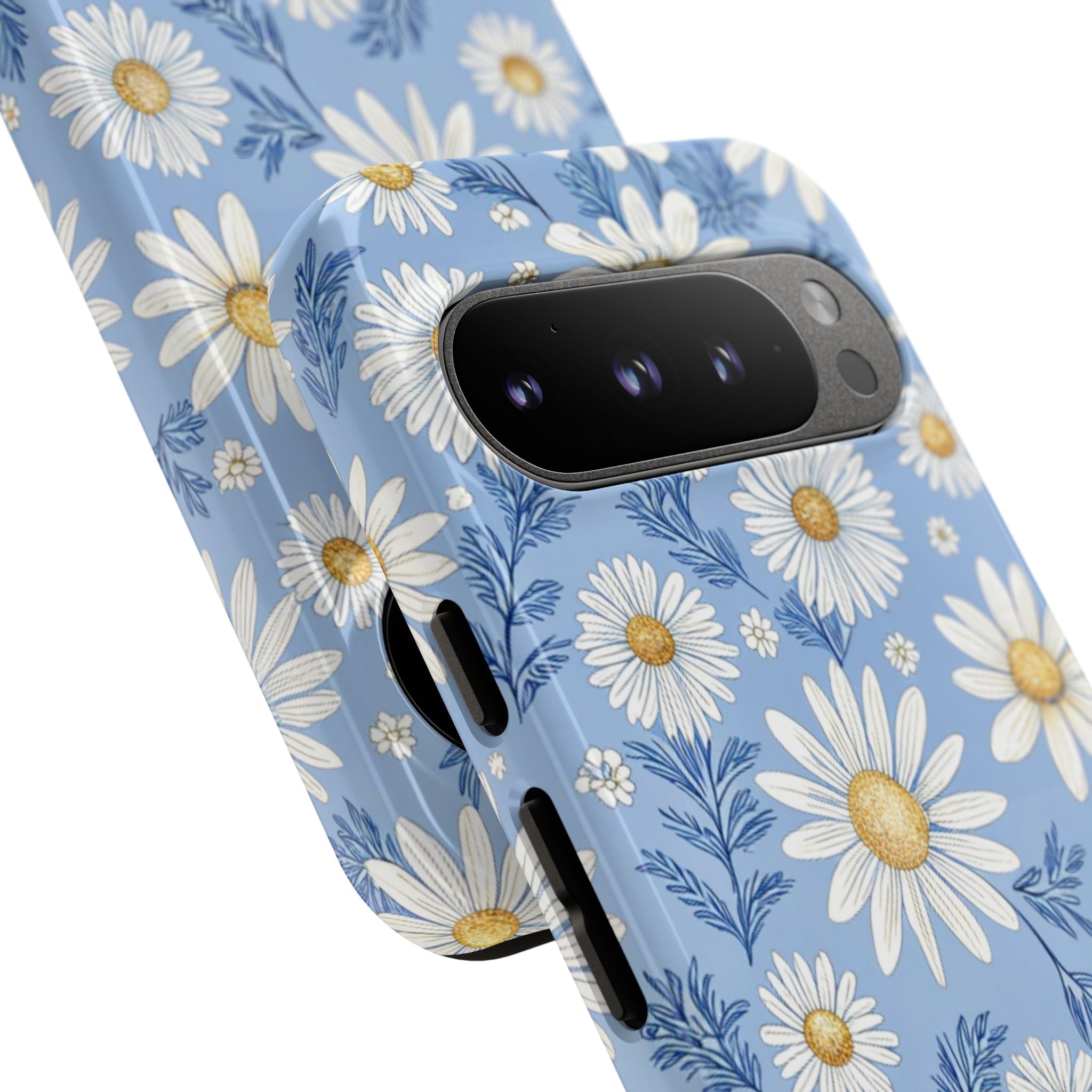 Daisies On Blue - Google Pixel Case