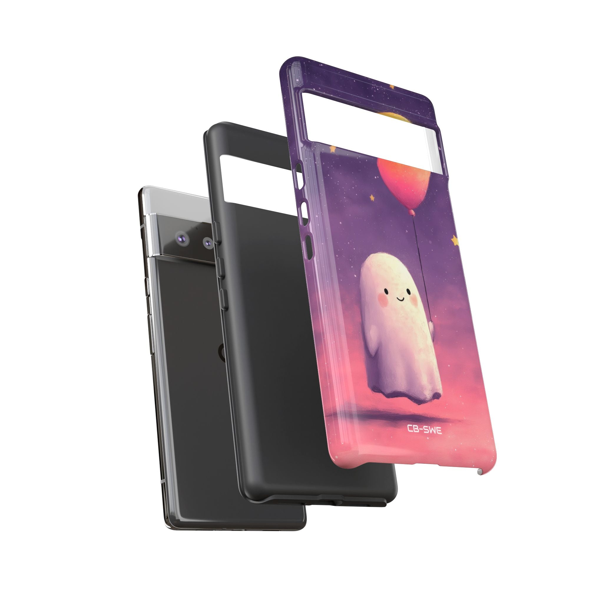 Ghosts Float Playfully - Google Pixel Case