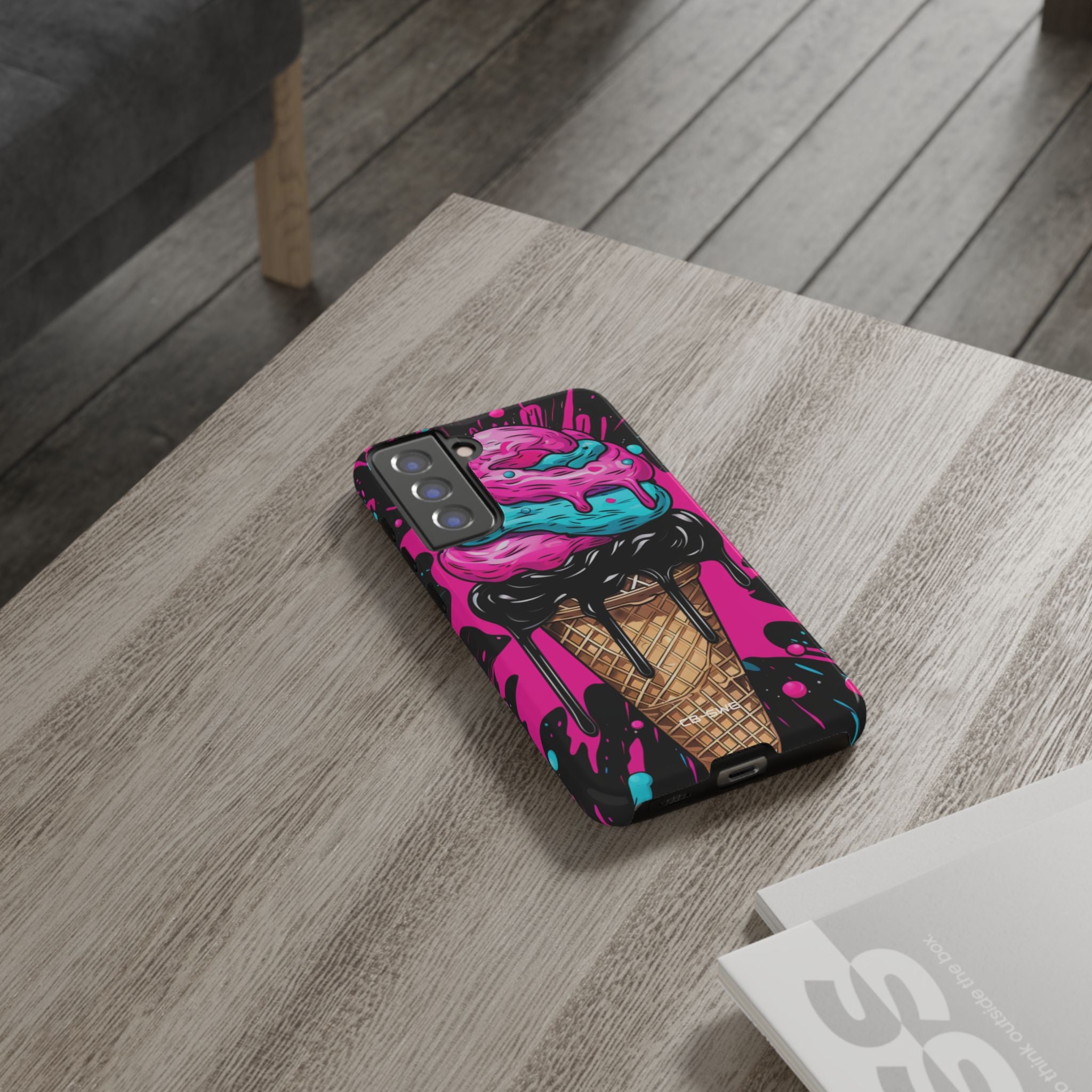 Neon Ice Cream Burst - Samsung Case