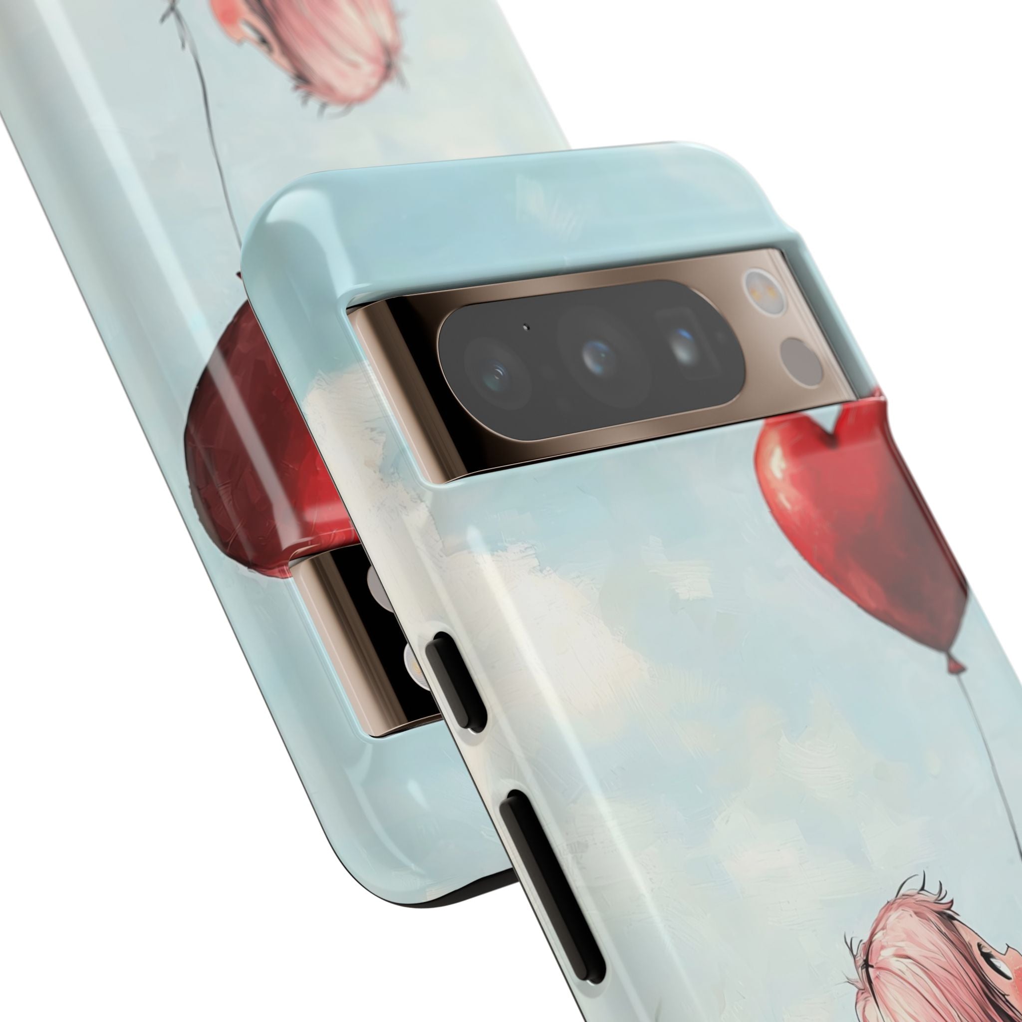 Heart Balloon Glow Google Pixel 8 Pro Case - Tough