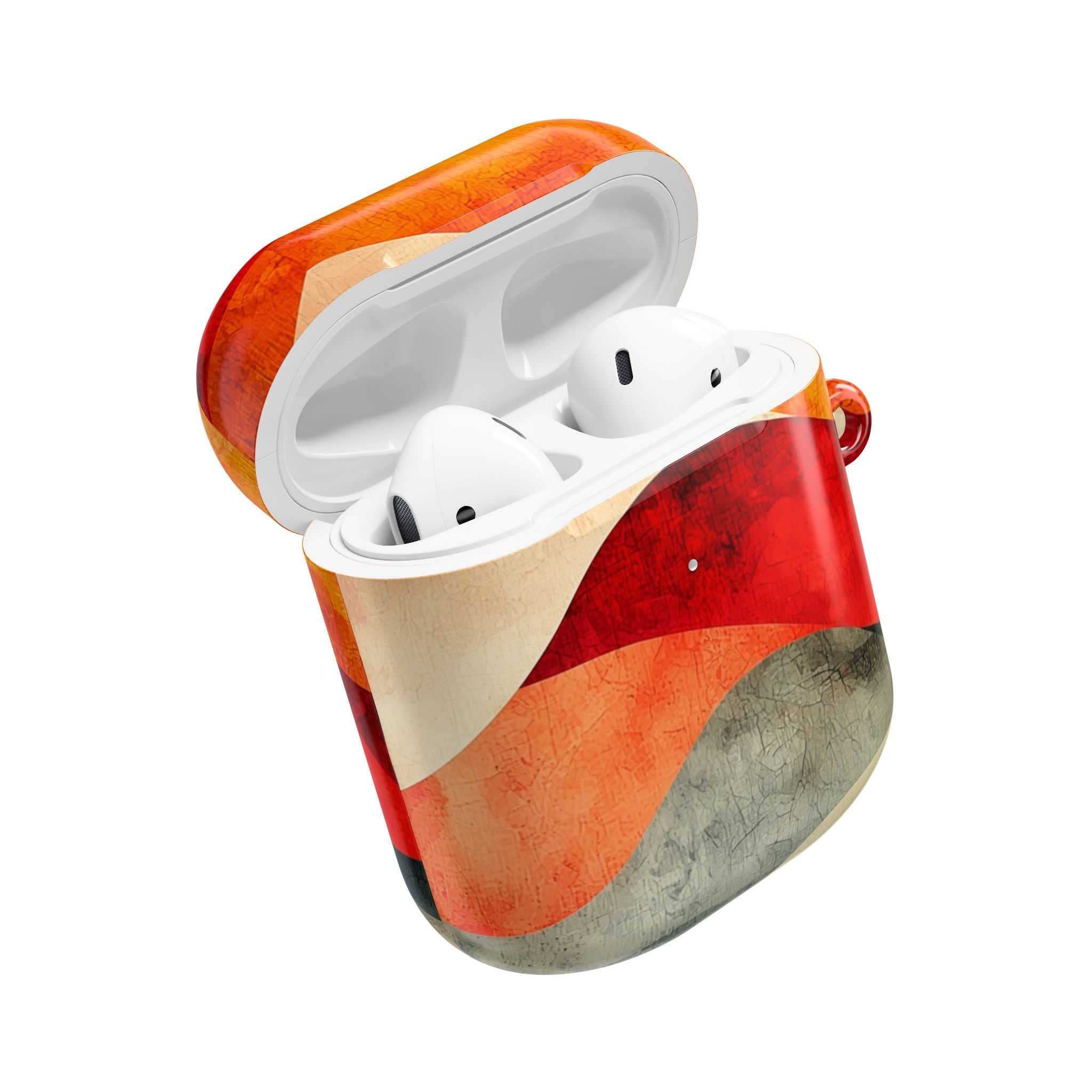 Crimson Ripples - AirPods Case