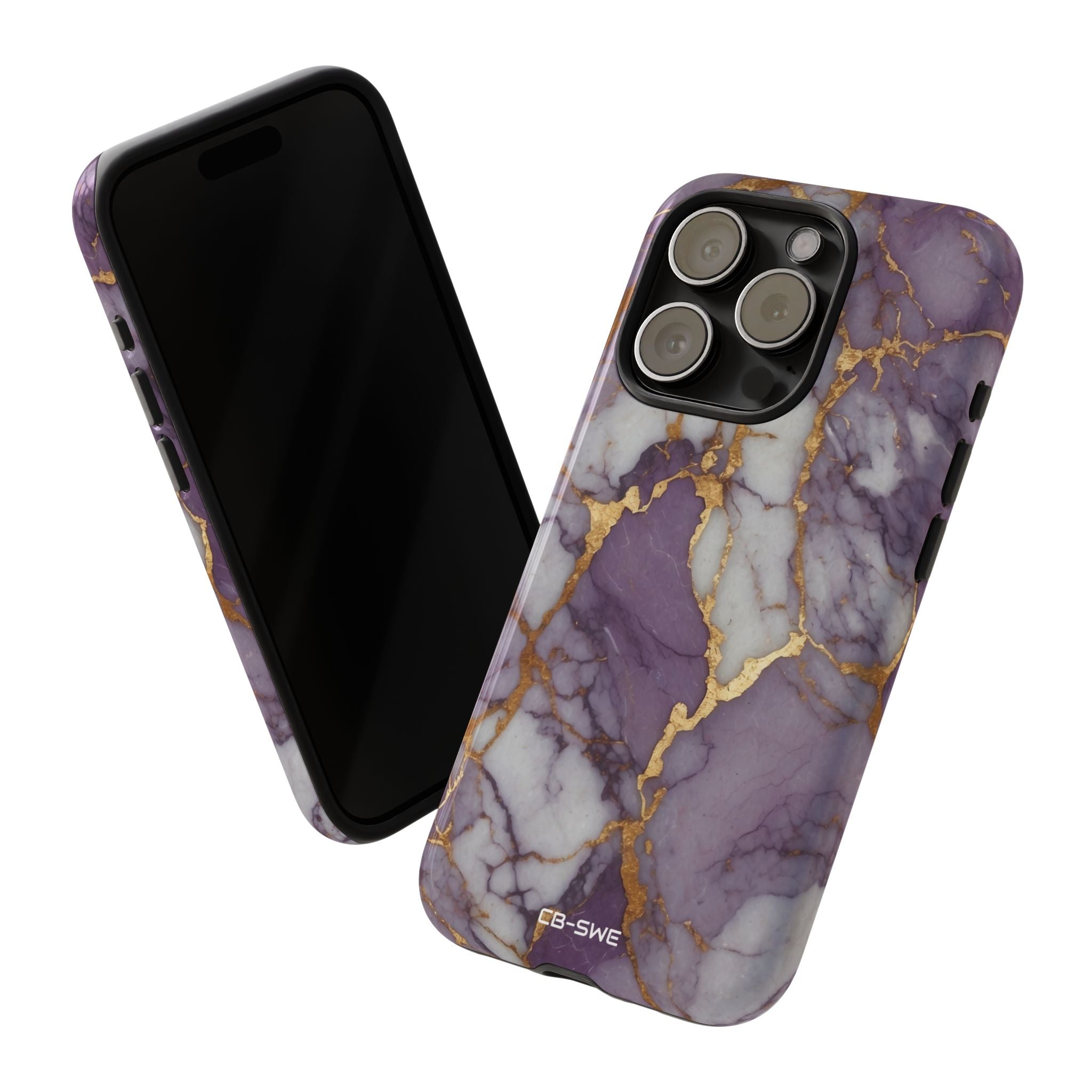 Lavender Veins Flow - iPhone Case