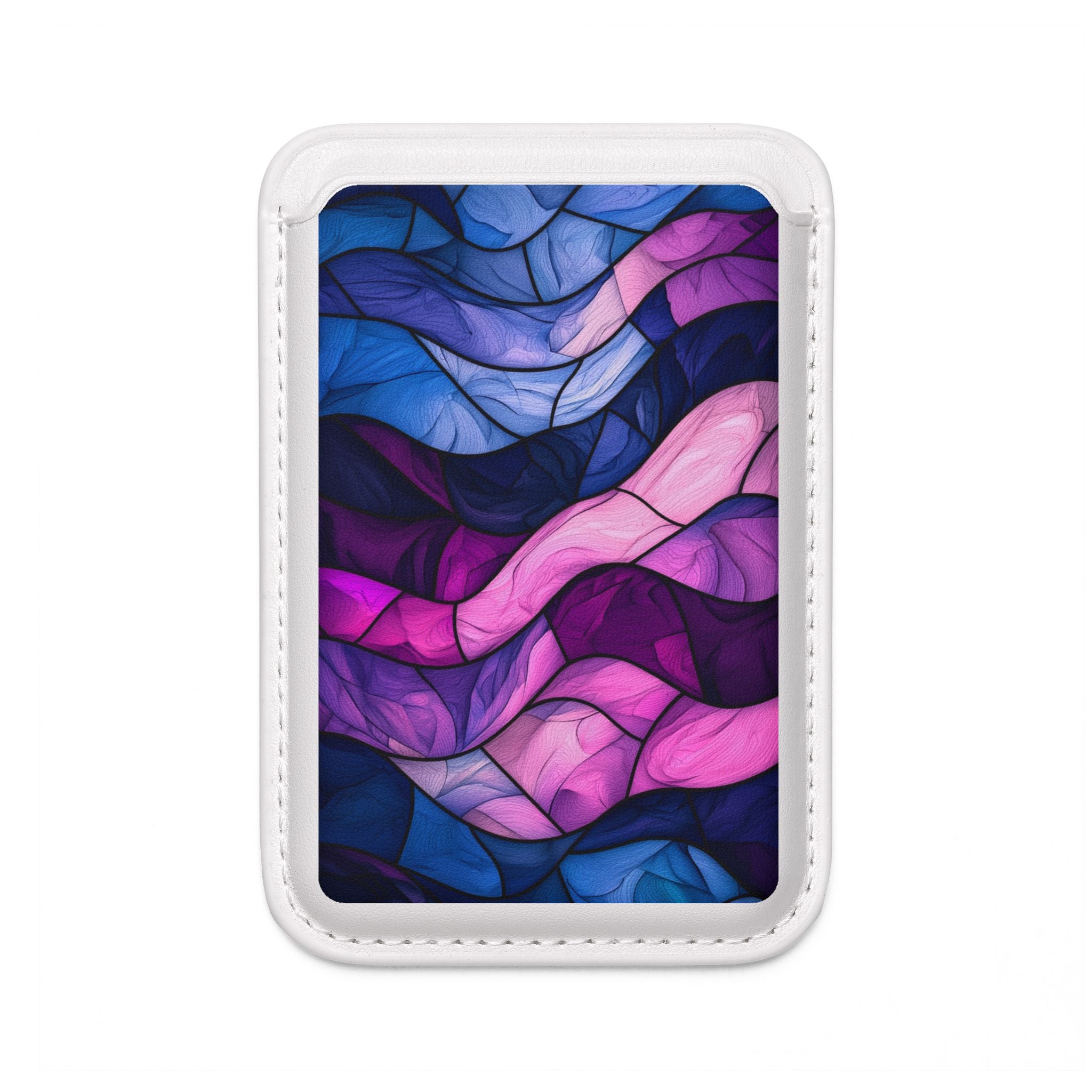 Purple Wavewood Wallet – MagSafe Ready