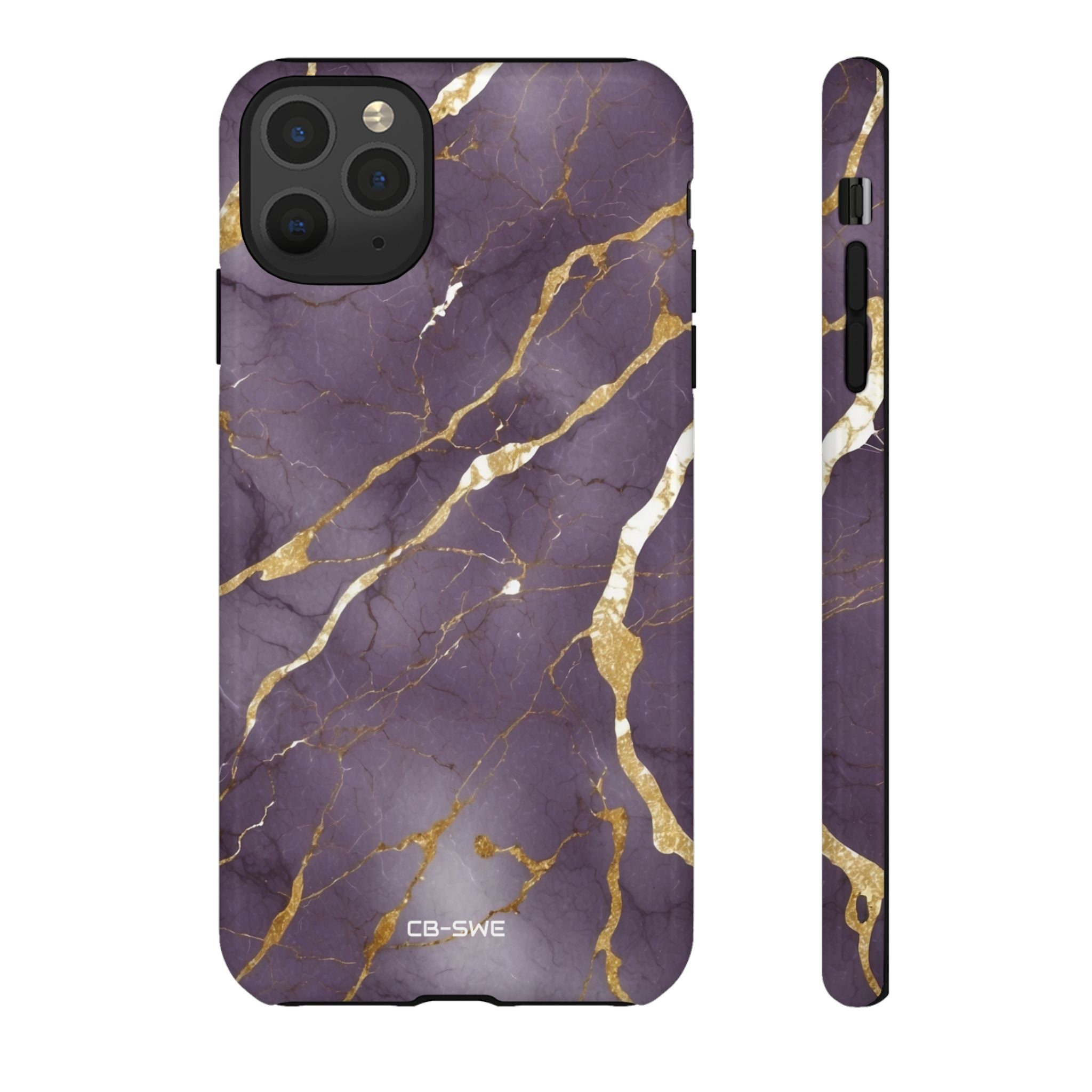 Golden Veins Flowing - iPhone Case