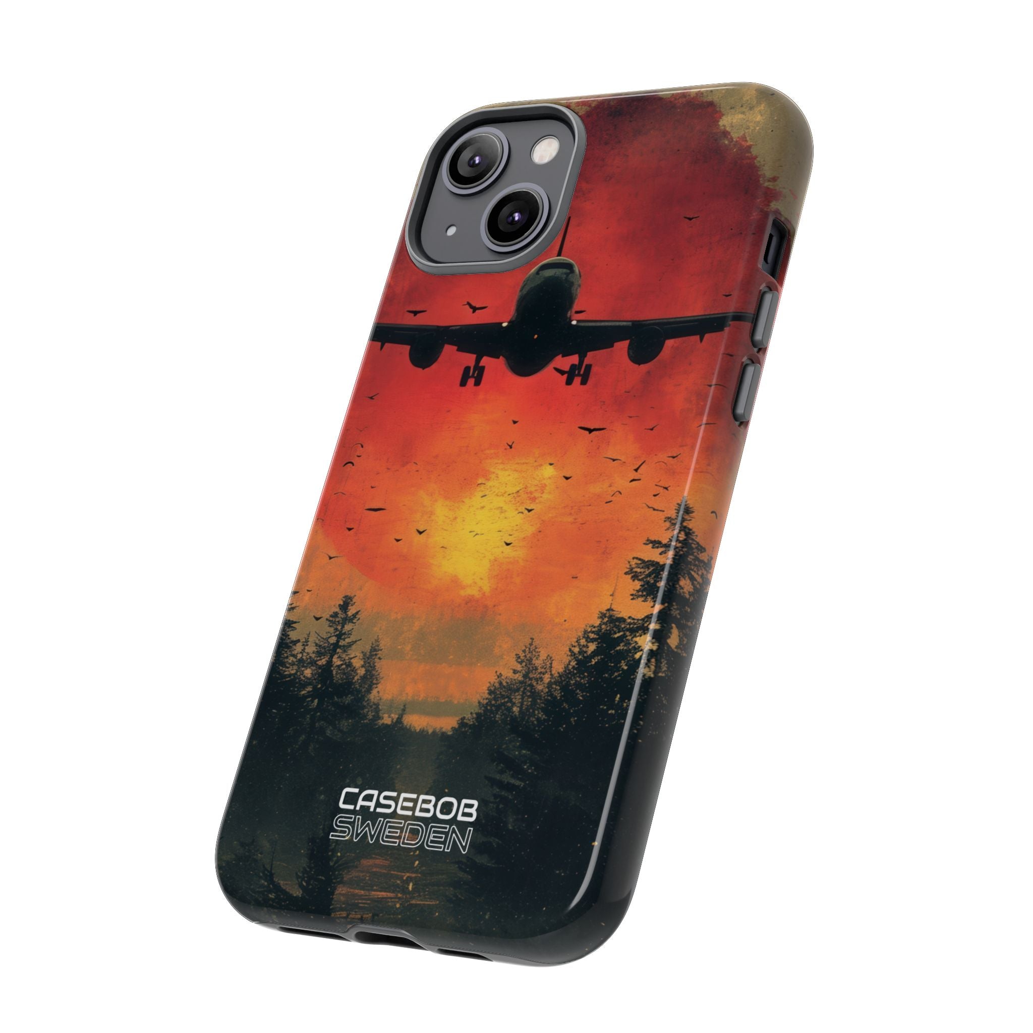 Crimson Sky Flight iPhone 14 - Tough