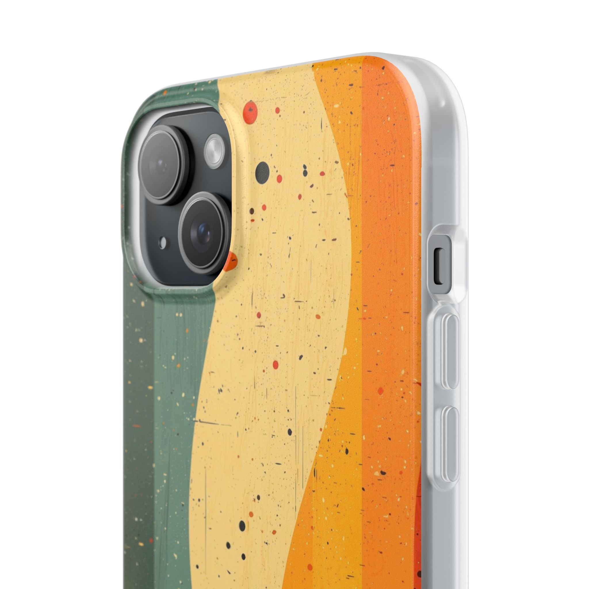 Wavy Forest Veil iPhone 15 Plus Case - Soft