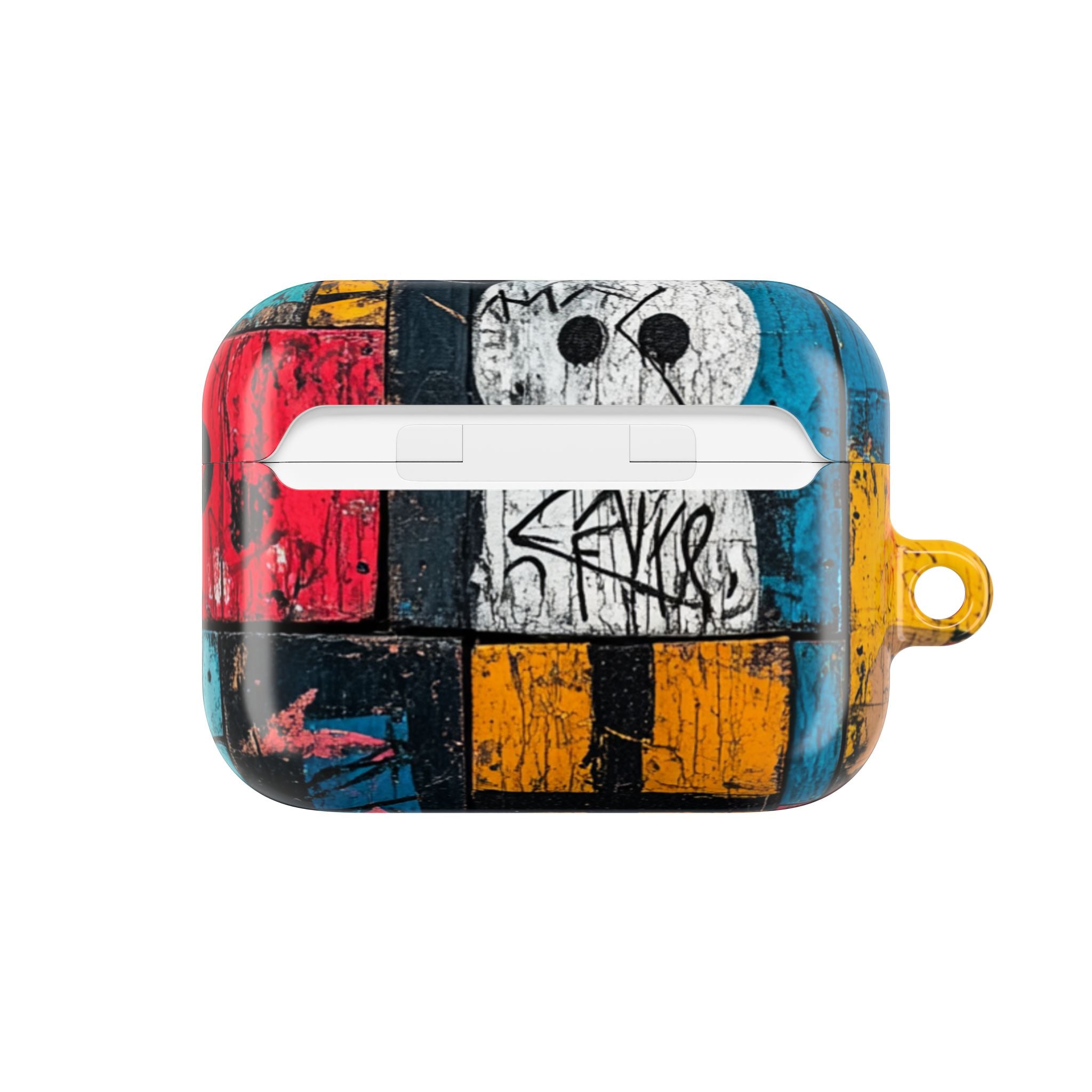 Valkoinen Orb Graffiti - AirPods Case