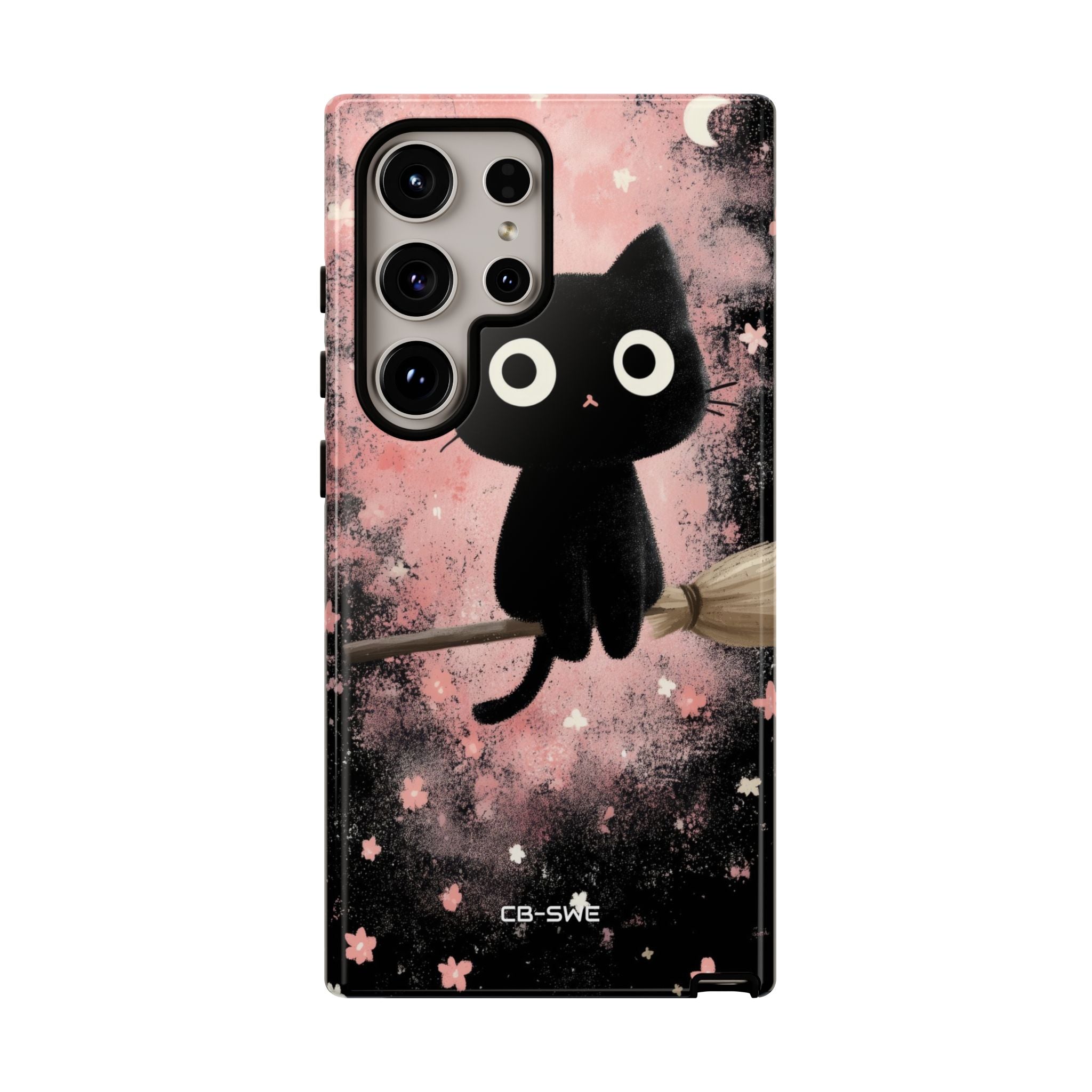 Whimsical Cat Soars - Samsung Case