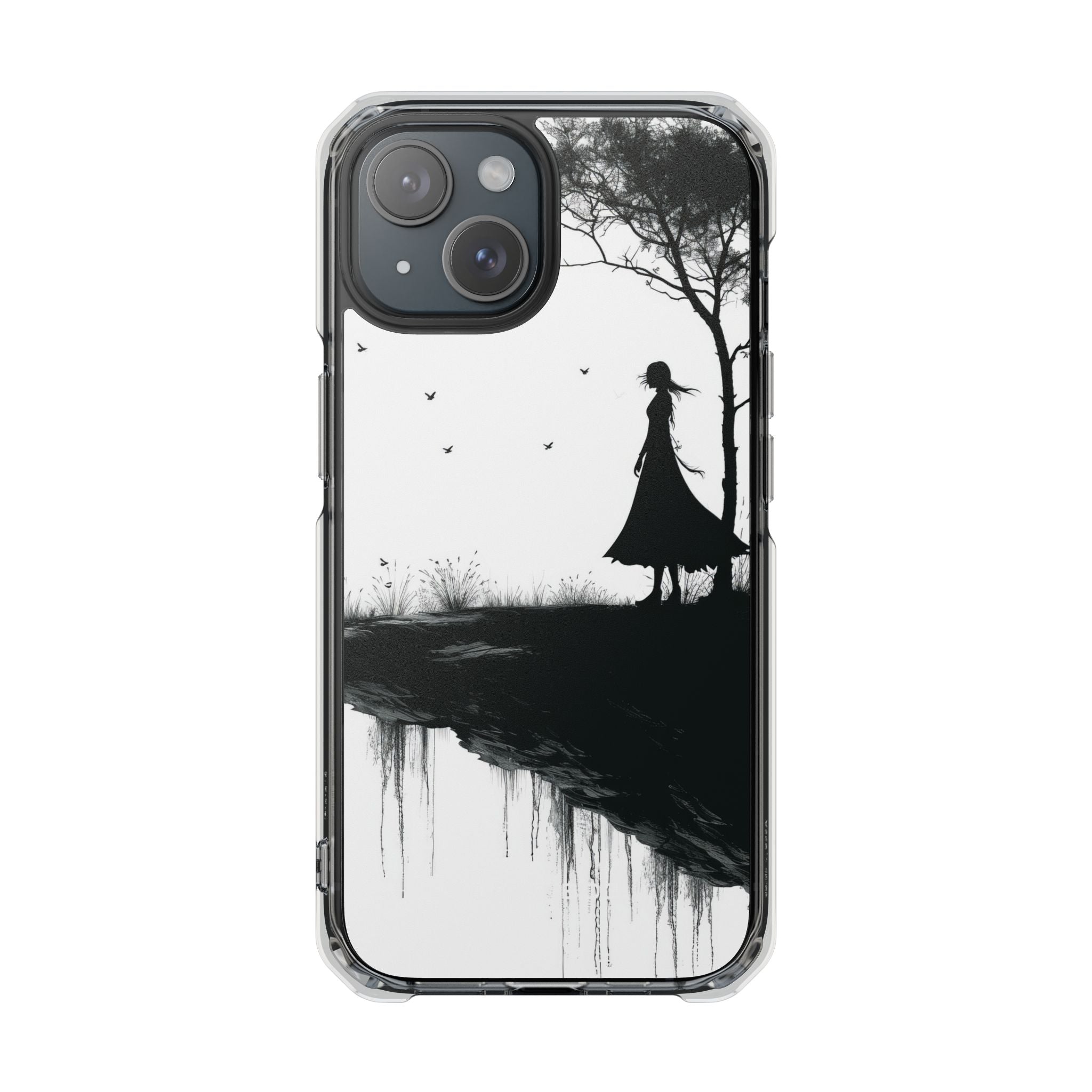Cliffside Silhouette iPhone 15 Case - Impact