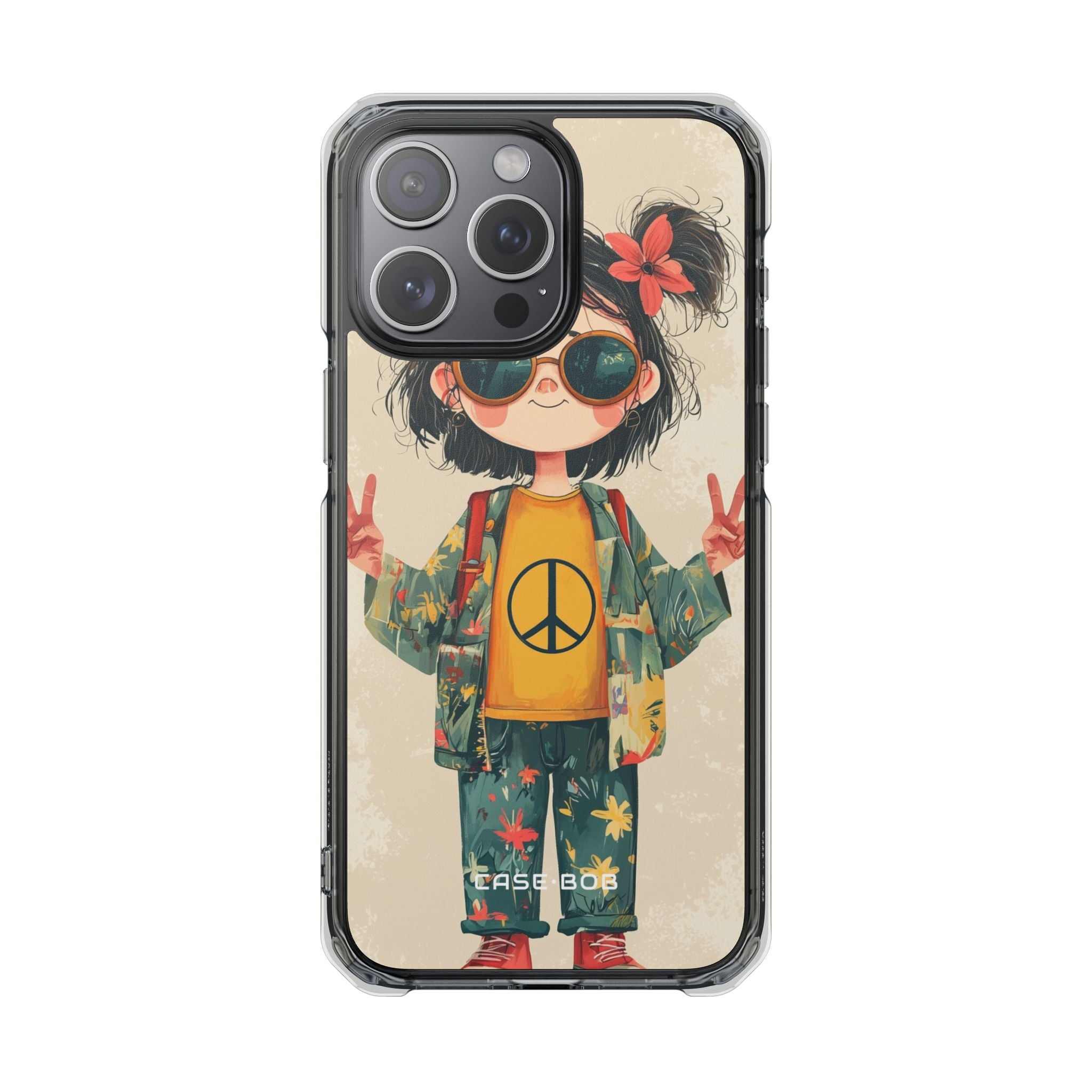 Peace Pigtails iPhone 15 Pro Max Case - Impact
