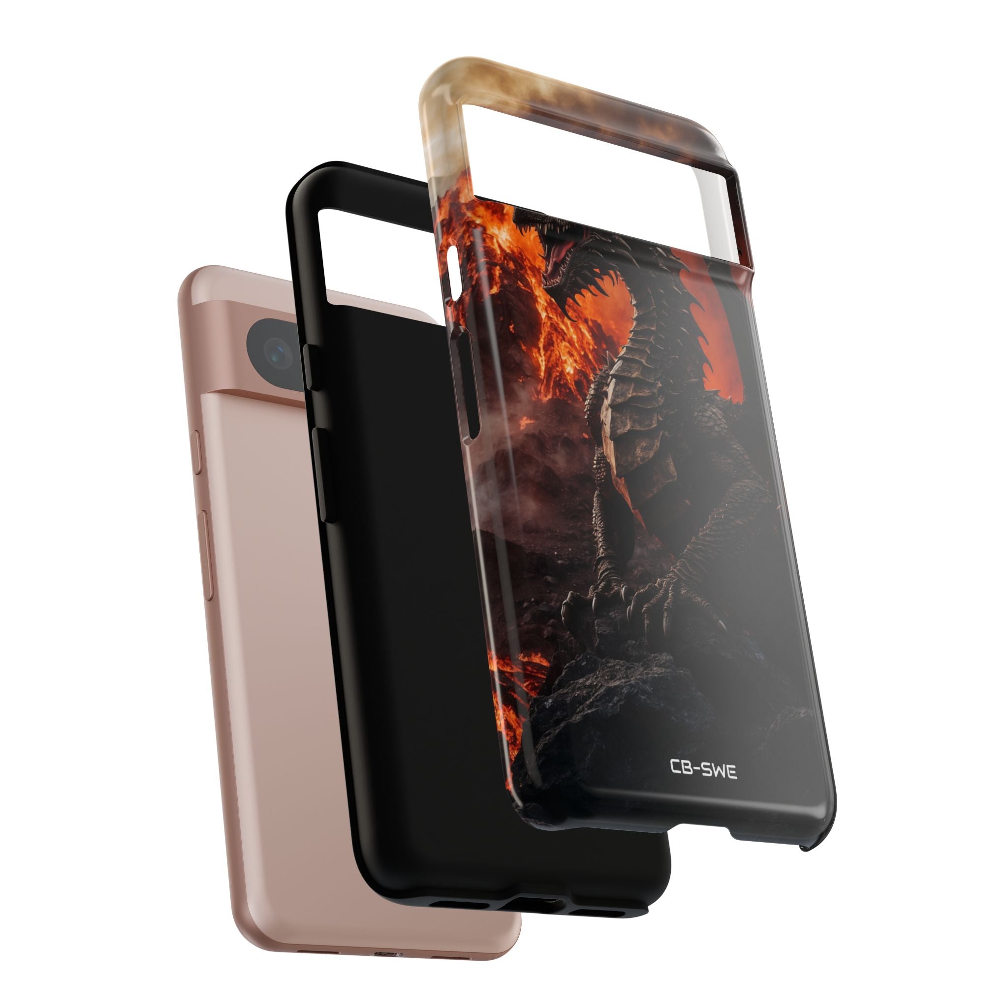 Fiery Dragon Soars - Google Pixel Case