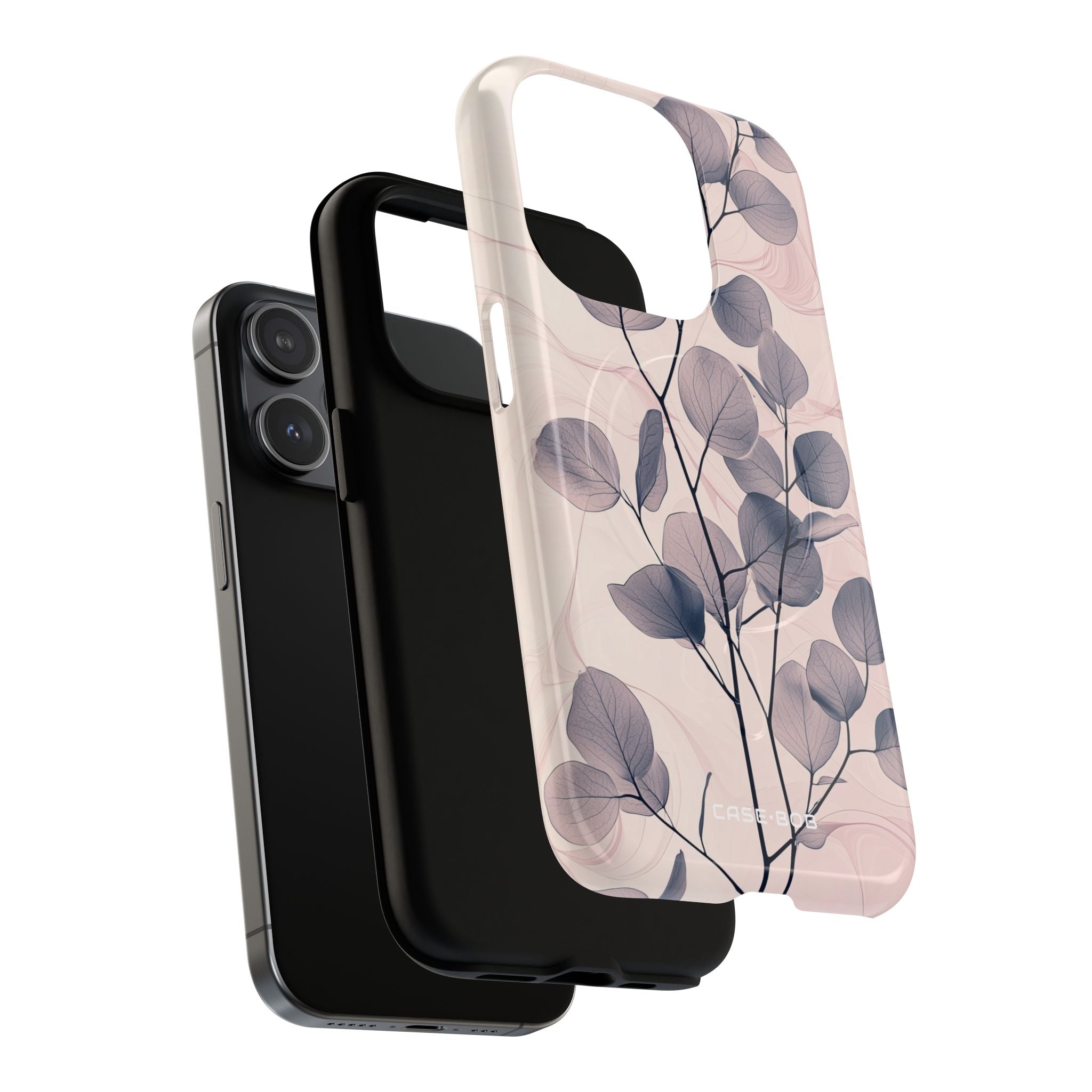 Veined Leaf Whisper iPhone 15 Pro Case - Tough+