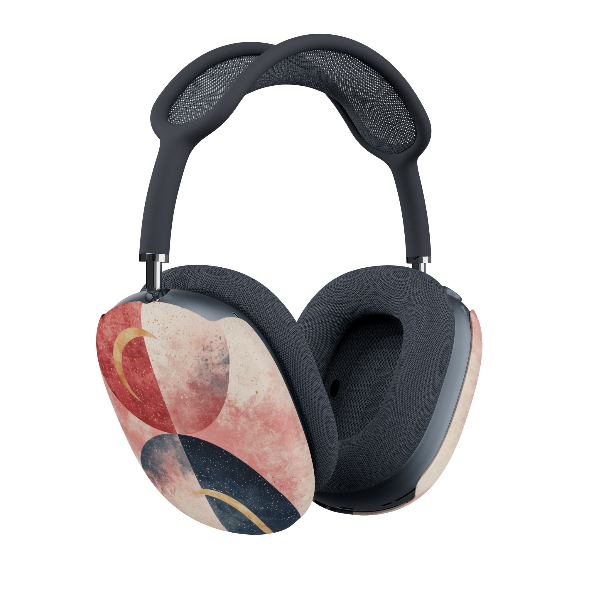 Kultaiset kaarrekset karminpunainen - AirPod Max Case