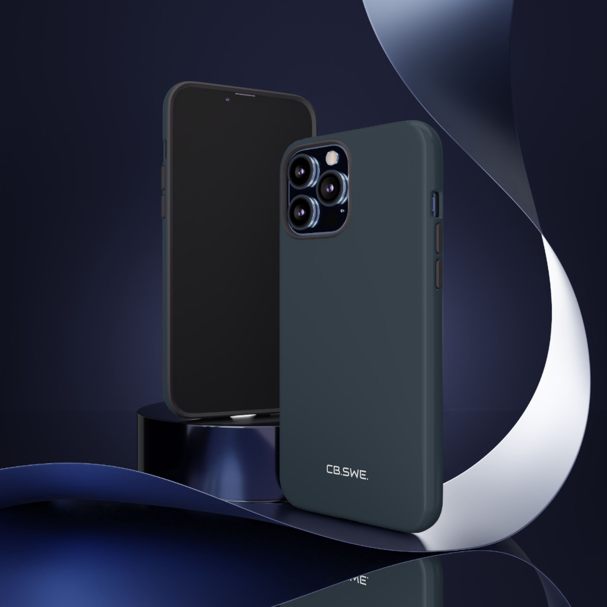 Anthrazitfarbene iPhone-Hülle – Robust