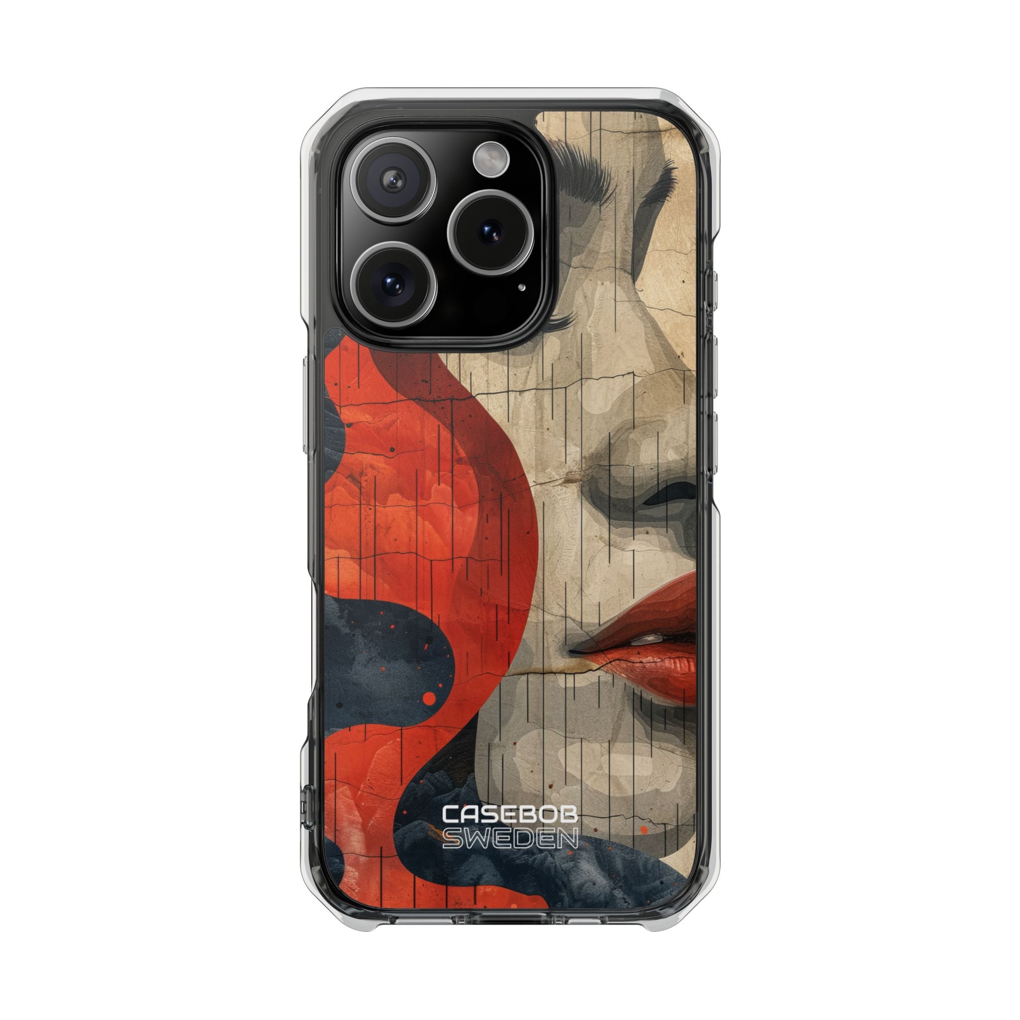 Crimson Flow Profile iPhone 16 - Impact Clear+