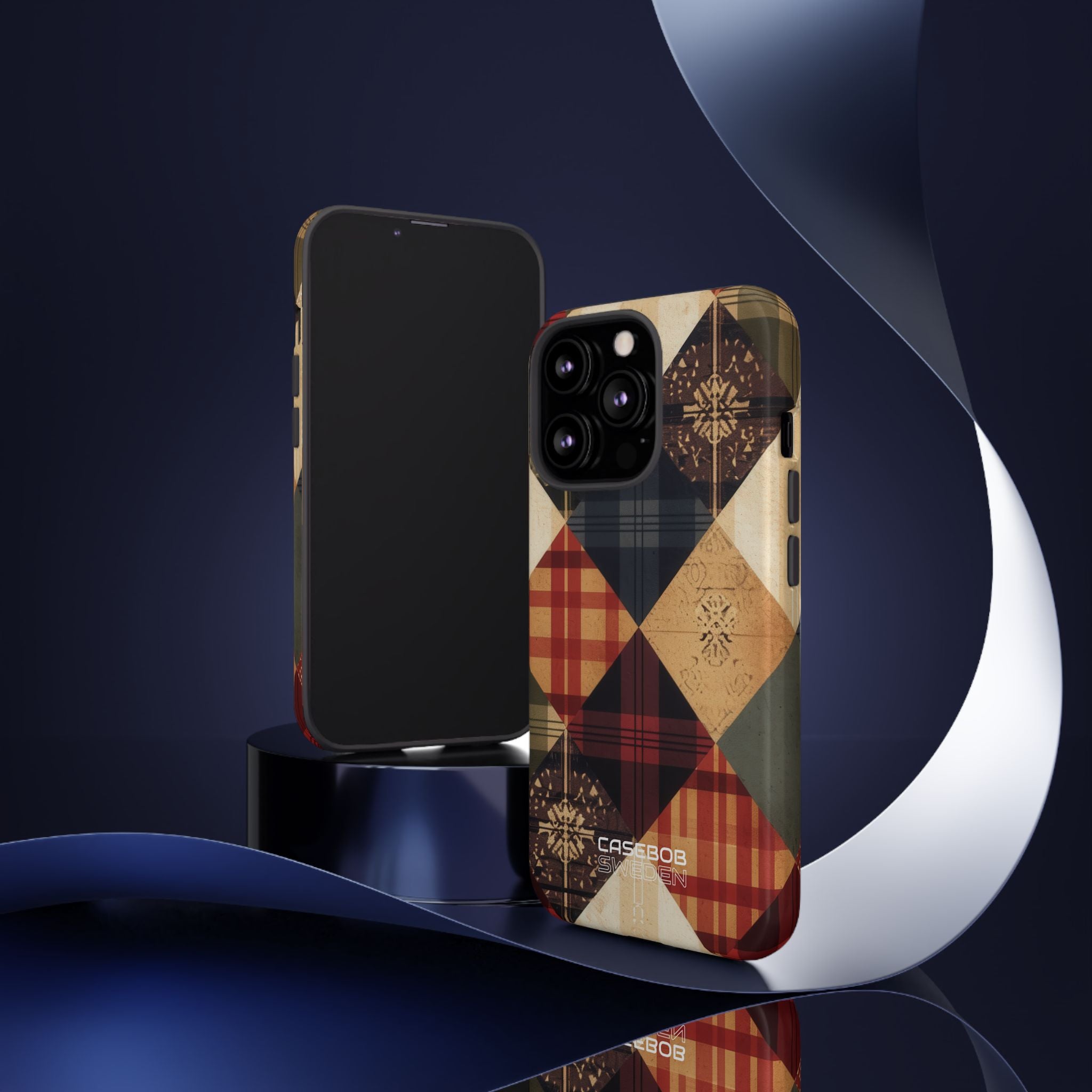 Rustic Quilt Charm iPhone 13 - Tough