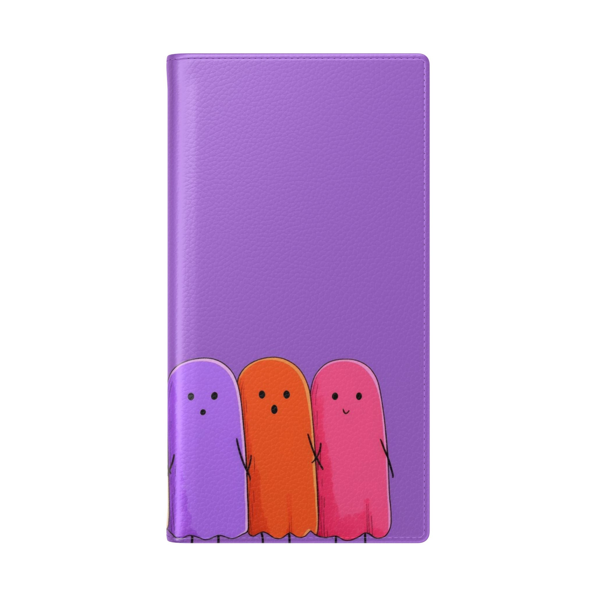 Colorful Ghosts Line - Samsung S23 Ultra Case - Wallet