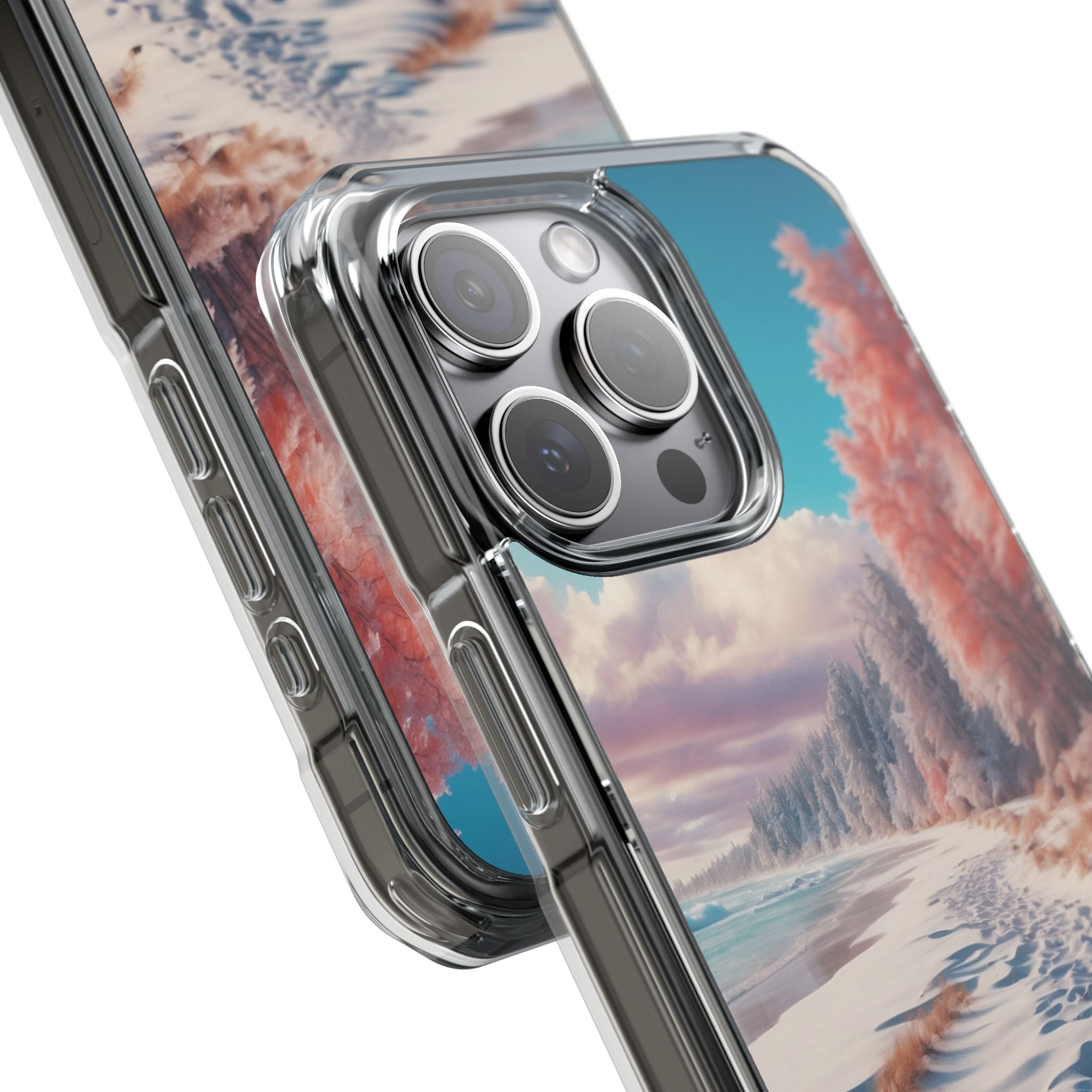 Snowy Footprints iPhone 15 Pro Max Case - Impact