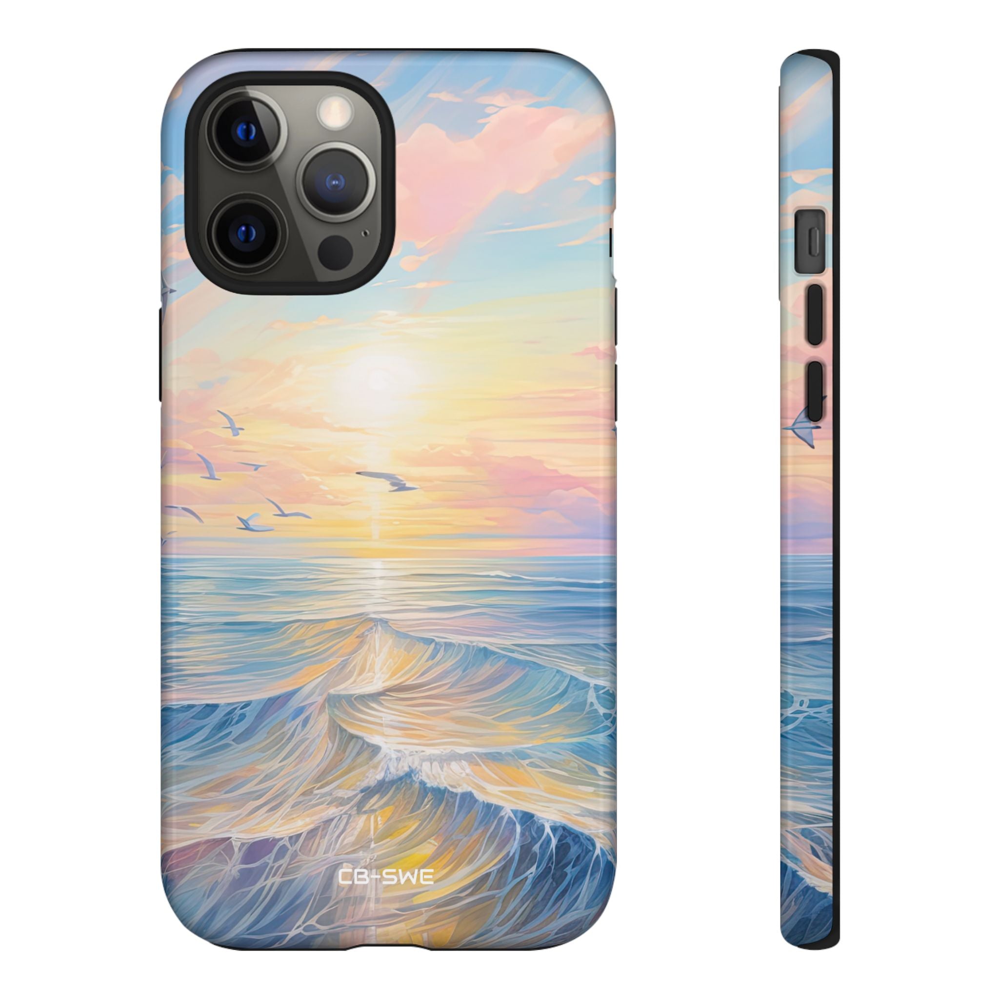 Gentle Waves Embrace - iPhone Case