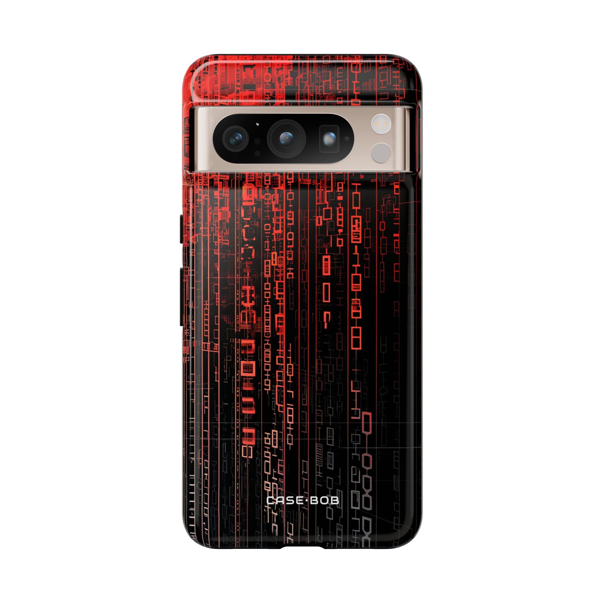 Crimson Glyphs Google Pixel 8 Pro Case - Tough