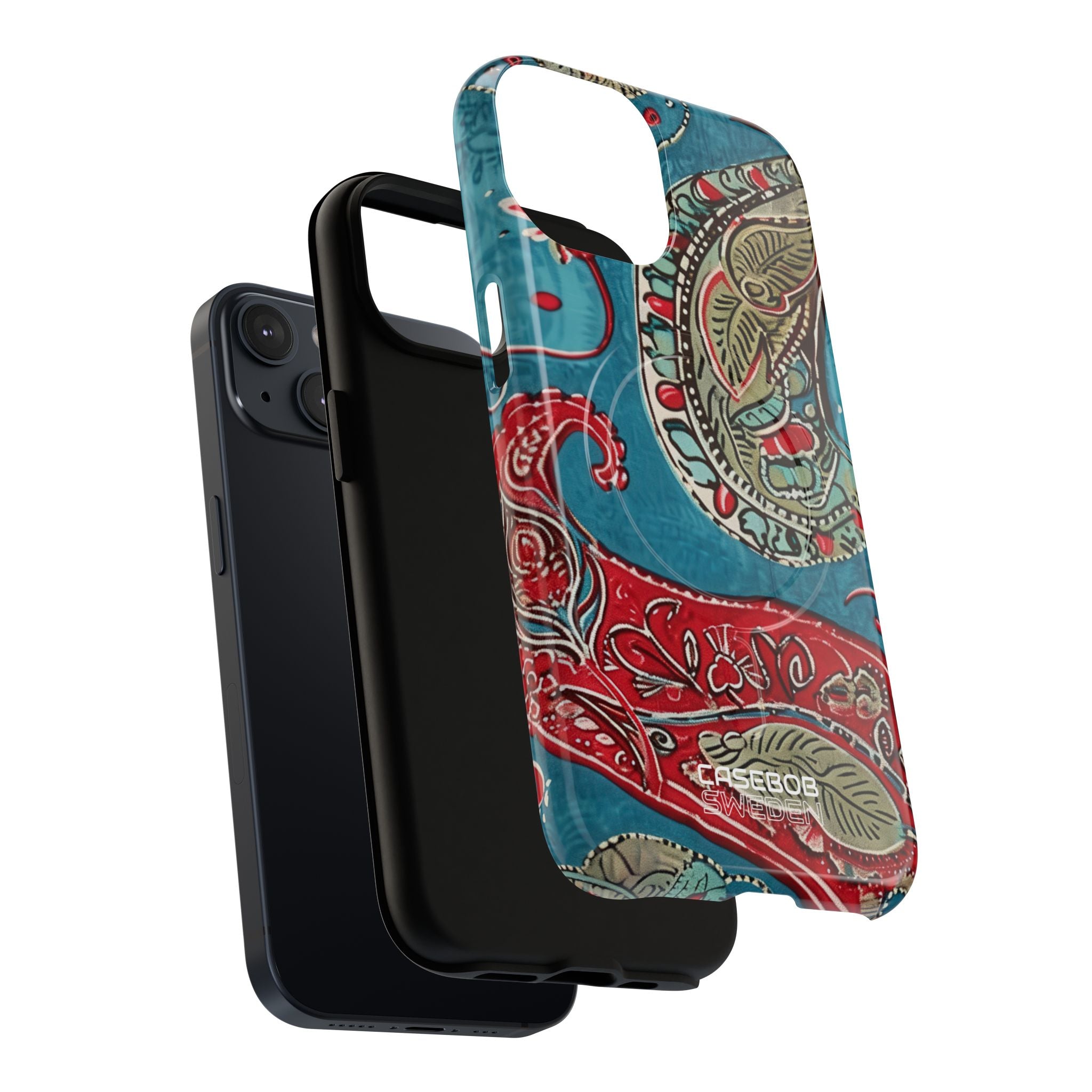 Paisley Floral Fusion iPhone 14 - Tough+