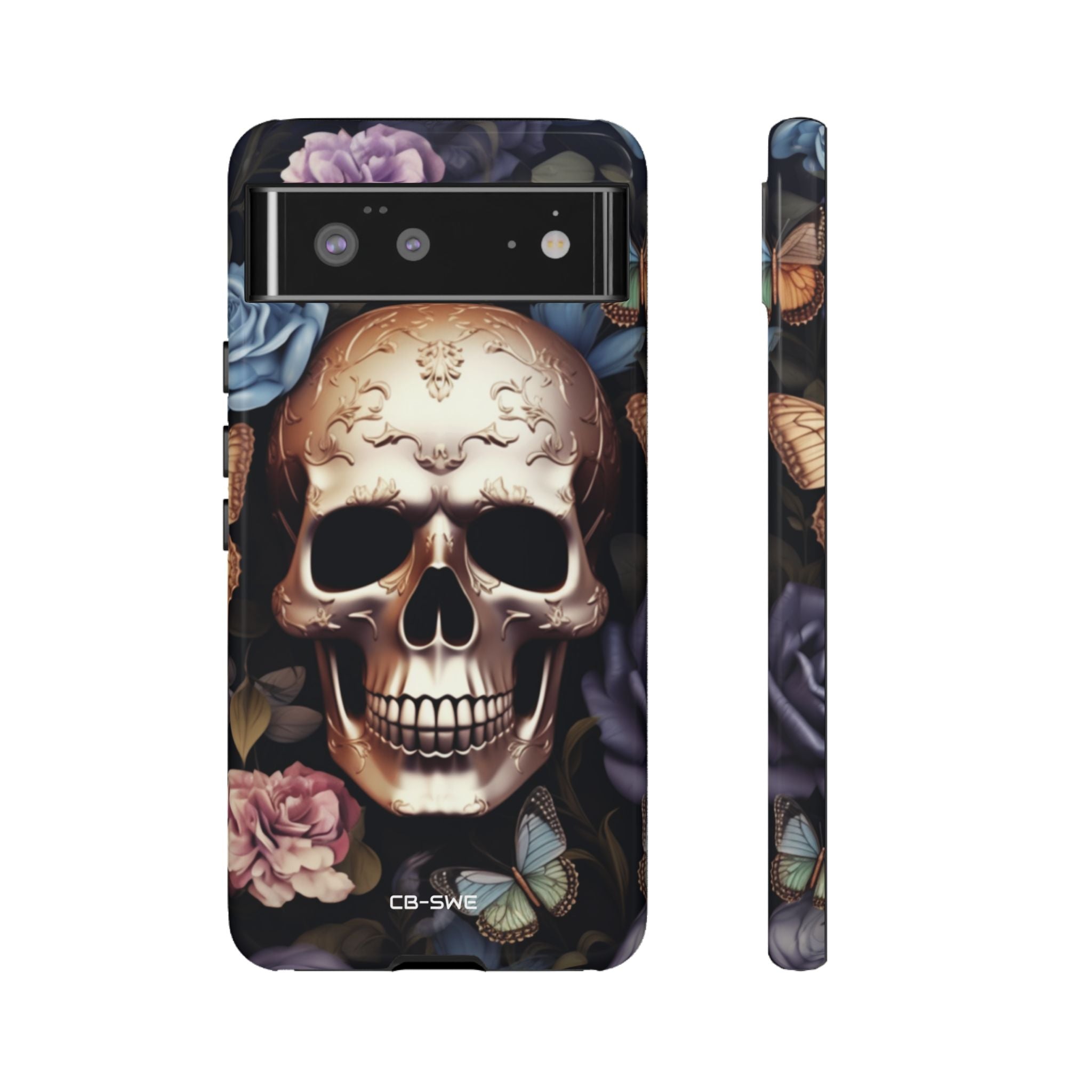 Skull Among Blossoms - Google Pixel Case