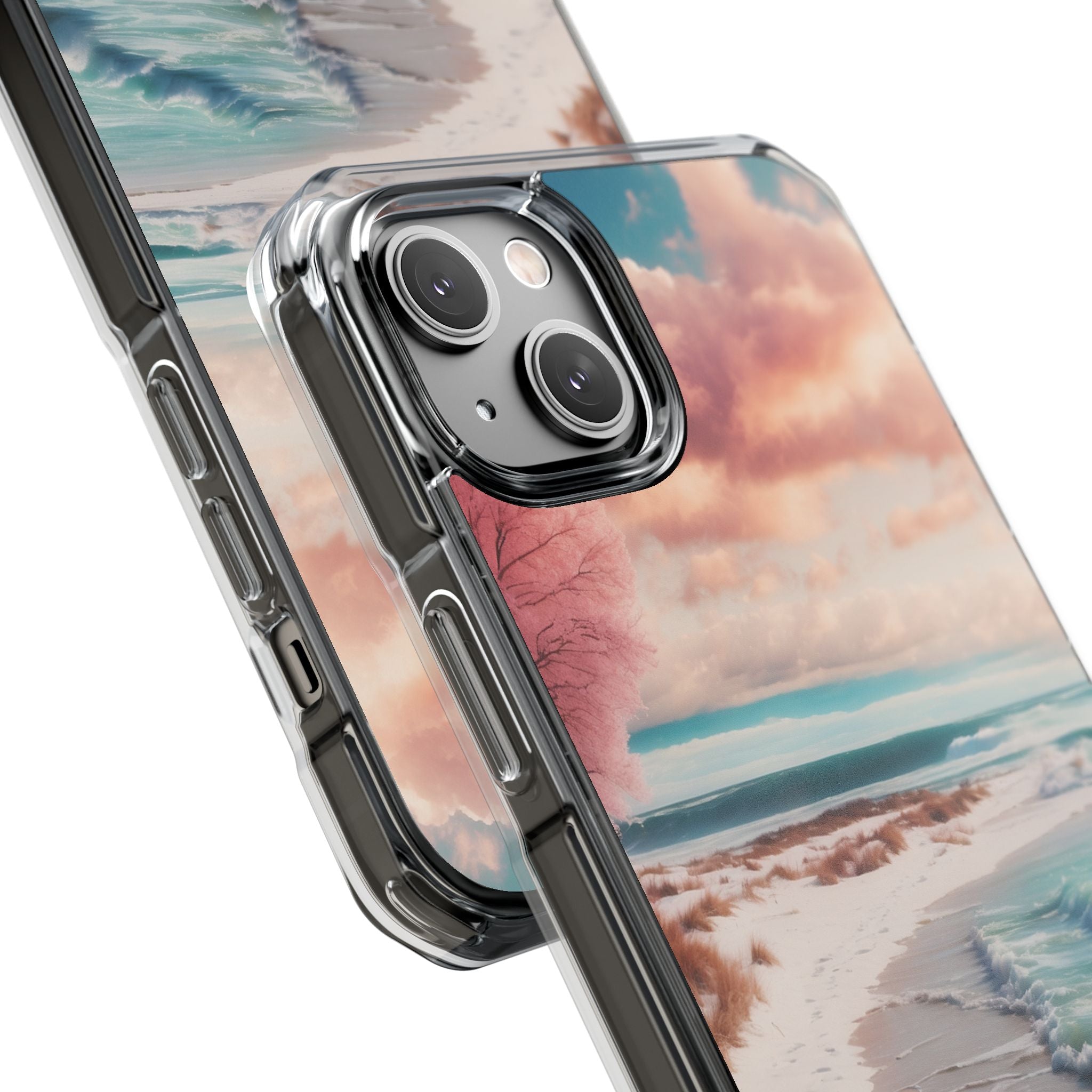 Pink Tree Breeze iPhone 14 Plus Case - Impact