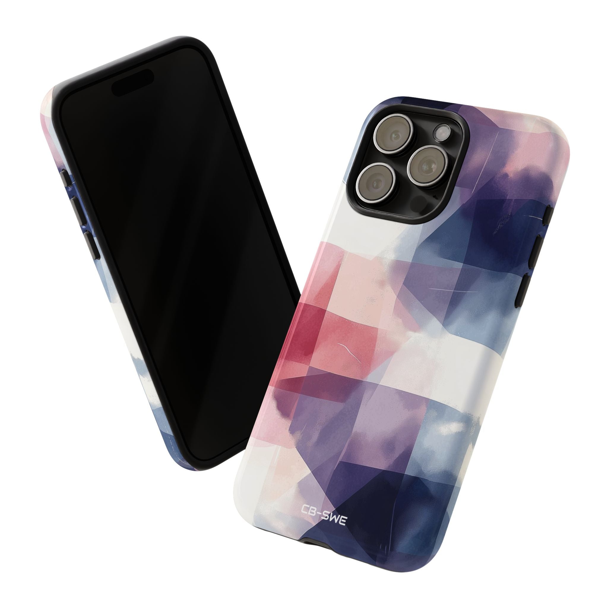 Fluid Shapes Merge - iPhone Case