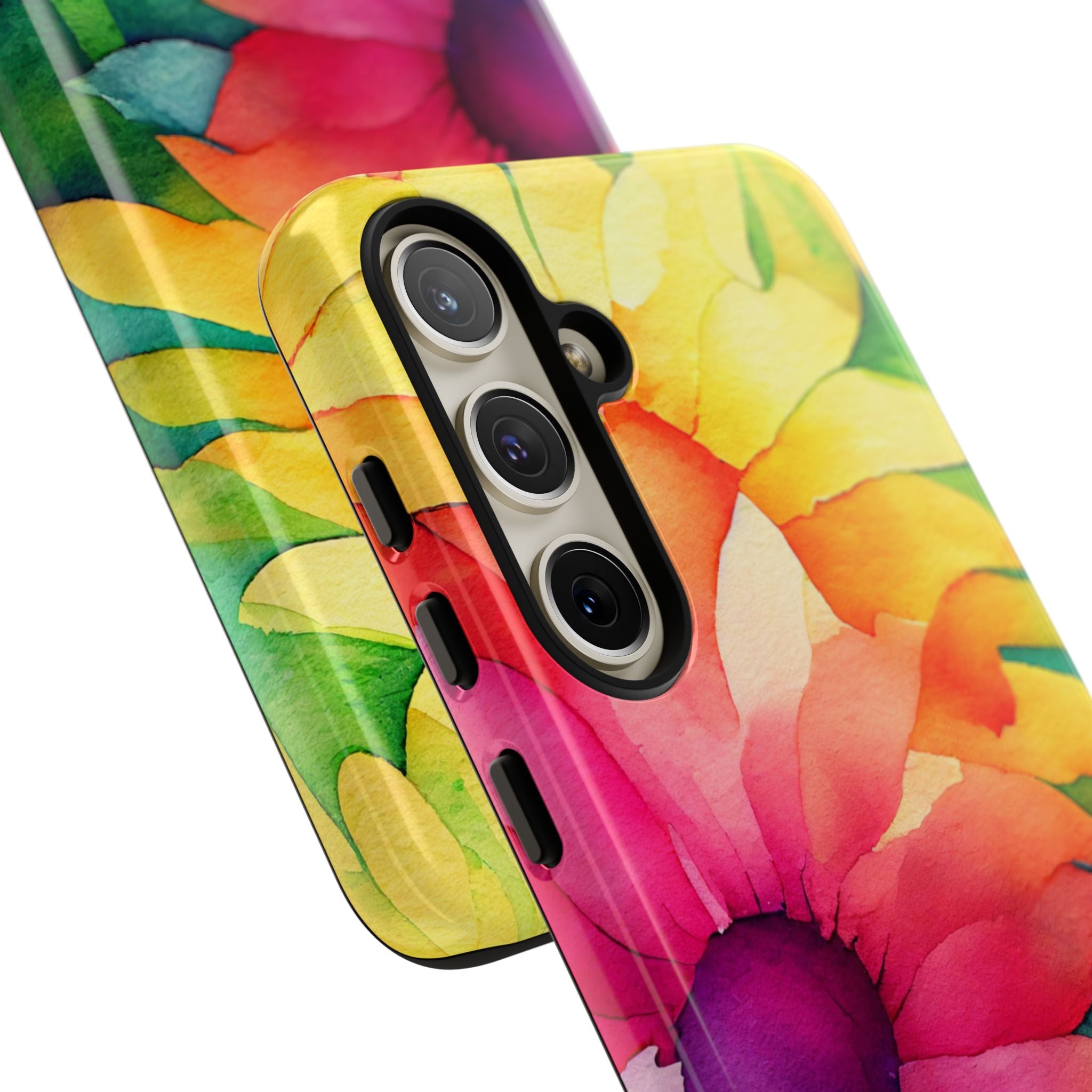 Vibrant Floral Symphony - Samsung Case