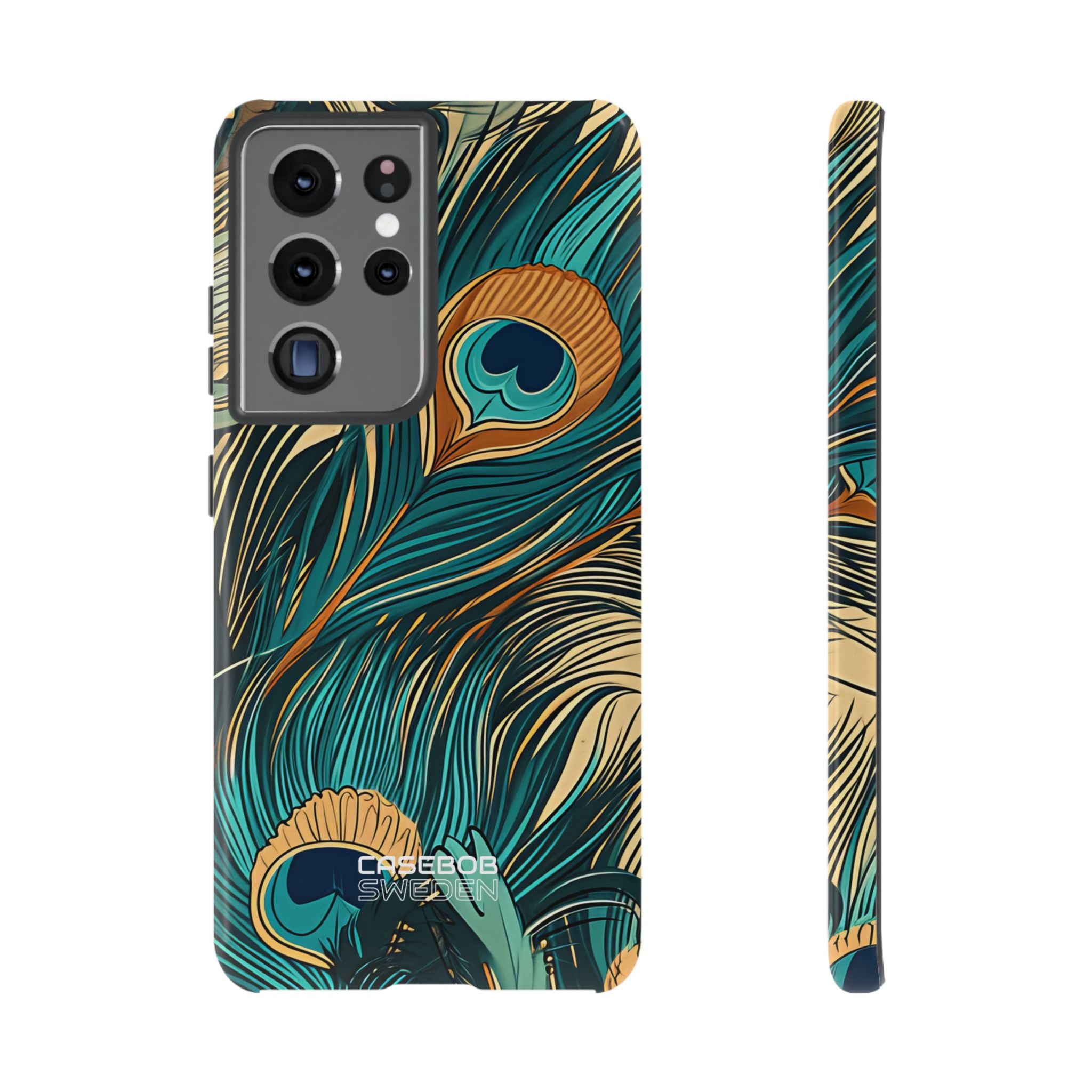 Vortice di Piume di Pavone Samsung S21 - Tough
