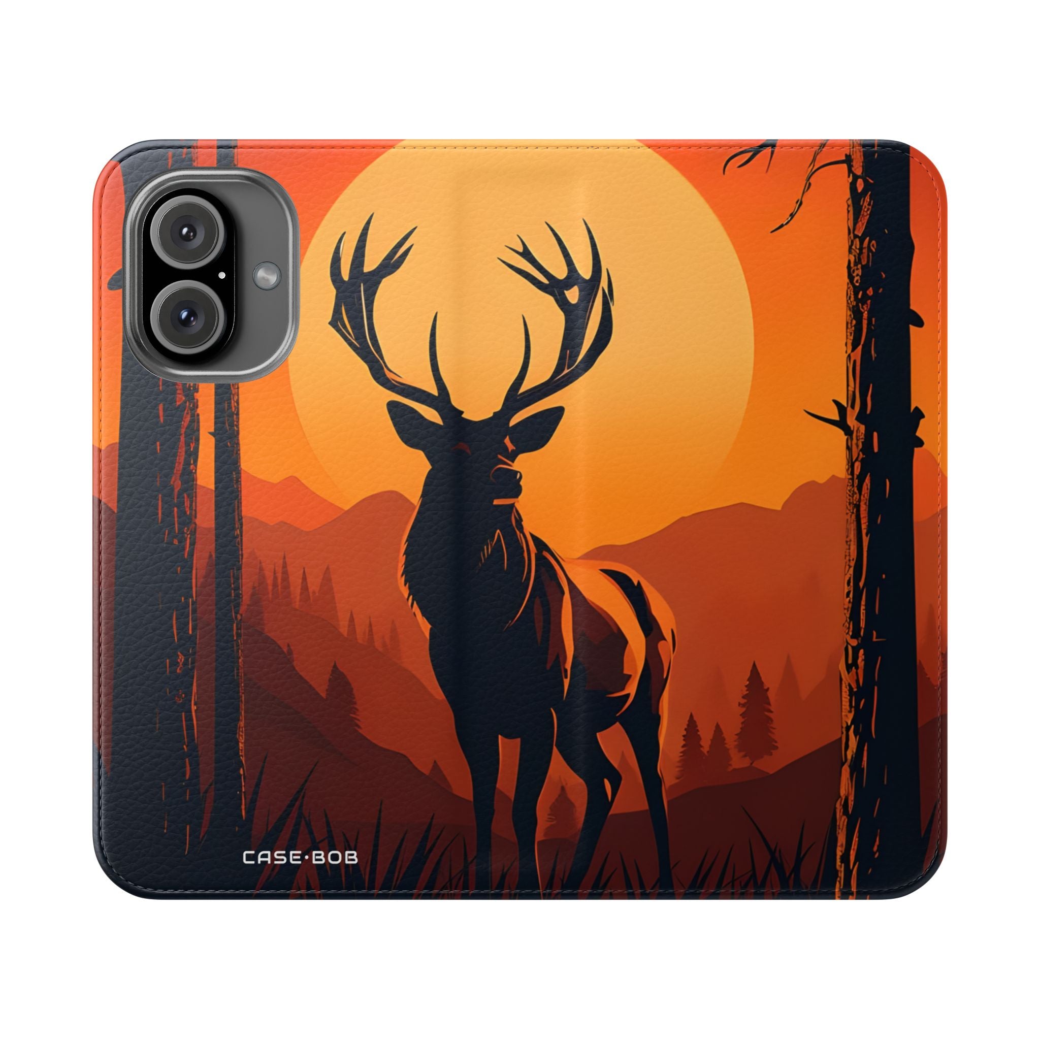 Stag Sunset - iPhone 16 Case - Wallet