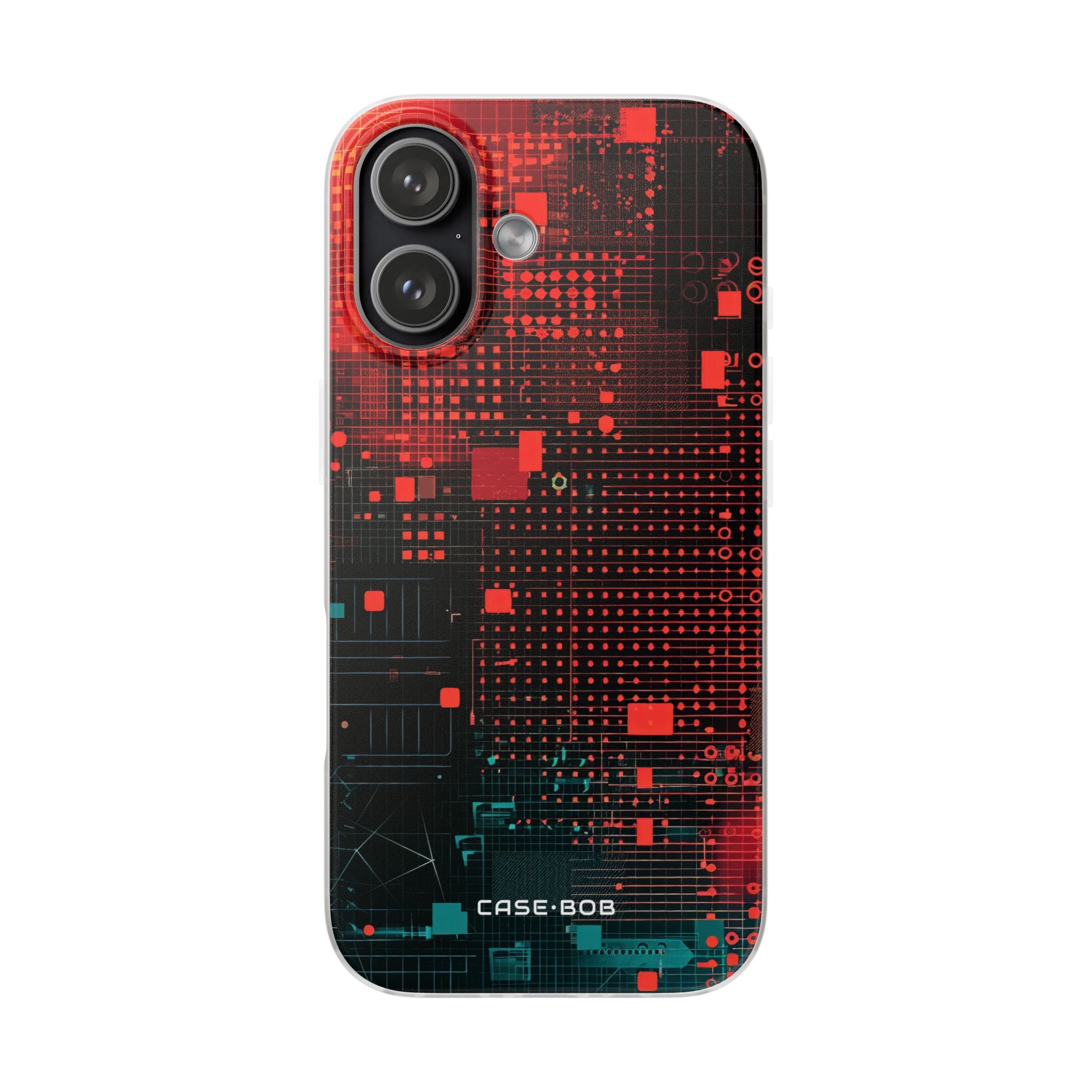 Grid Fusion iPhone 17 Case - Soft