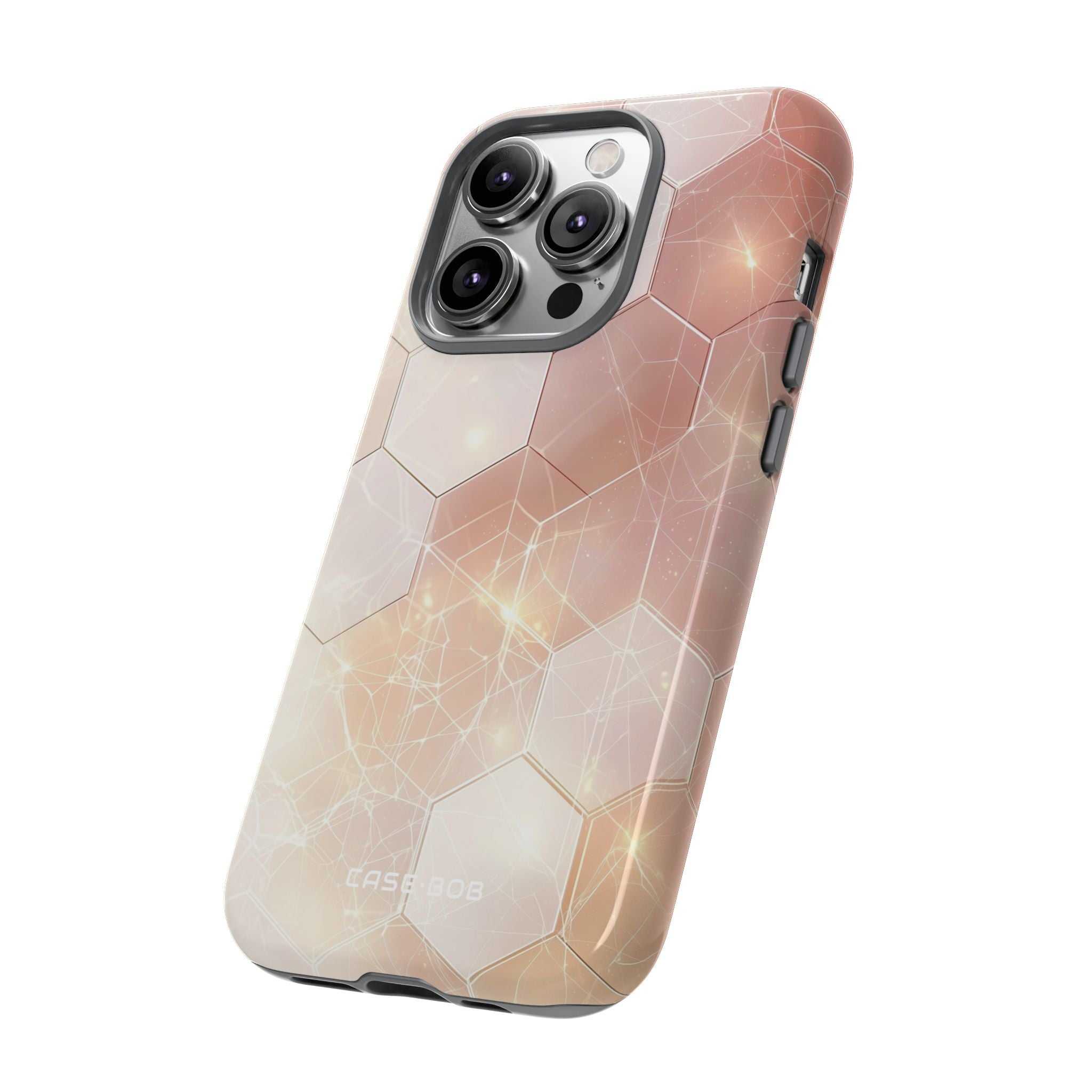 Honeycomb Glow iPhone 14 Pro Case - Tough