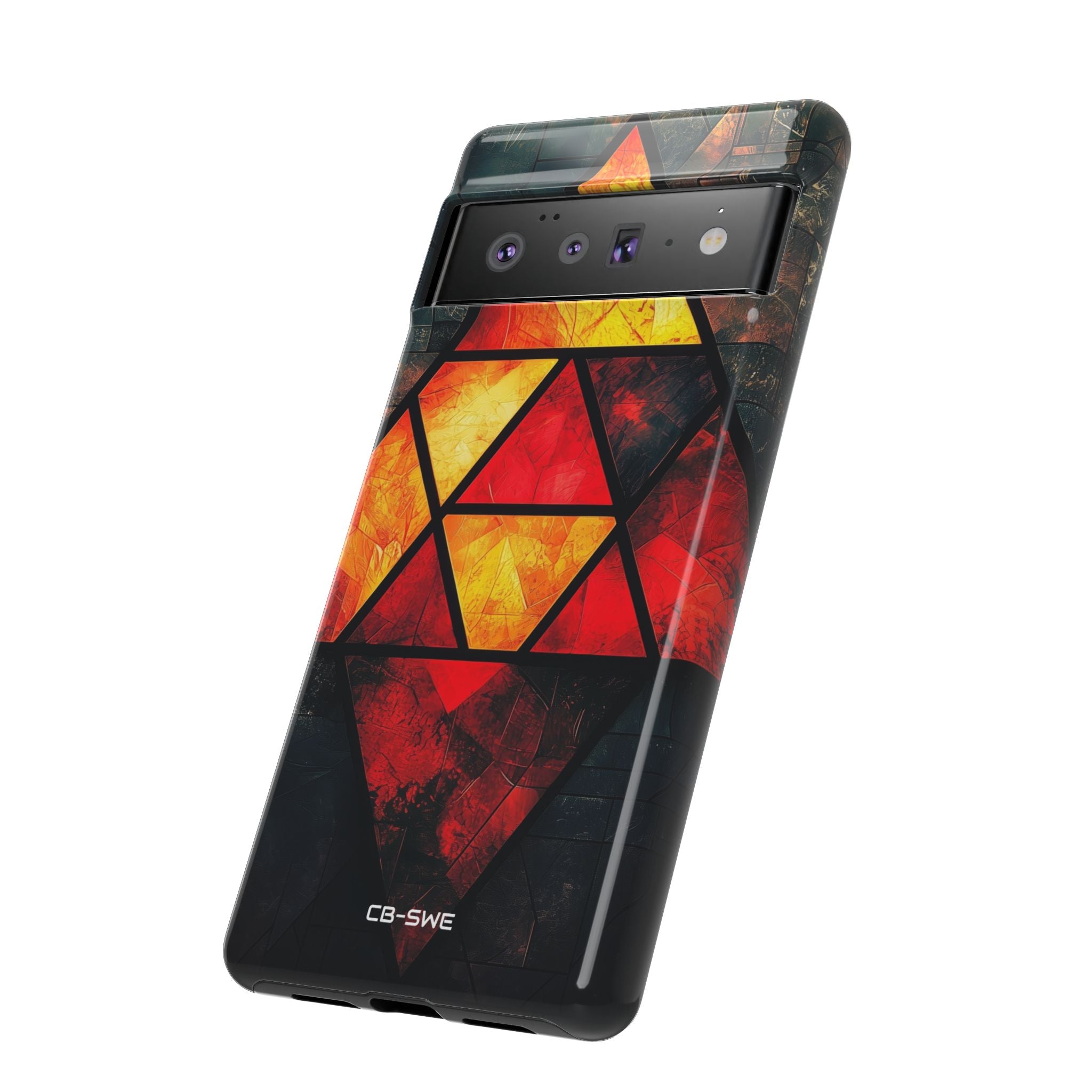 Triangles Illuminate Warmth - Google Pixel Case
