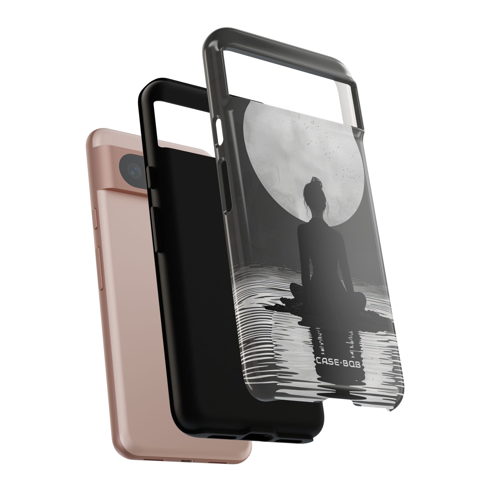 Silhouette Moonlight Google Pixel 8 Case - Tough