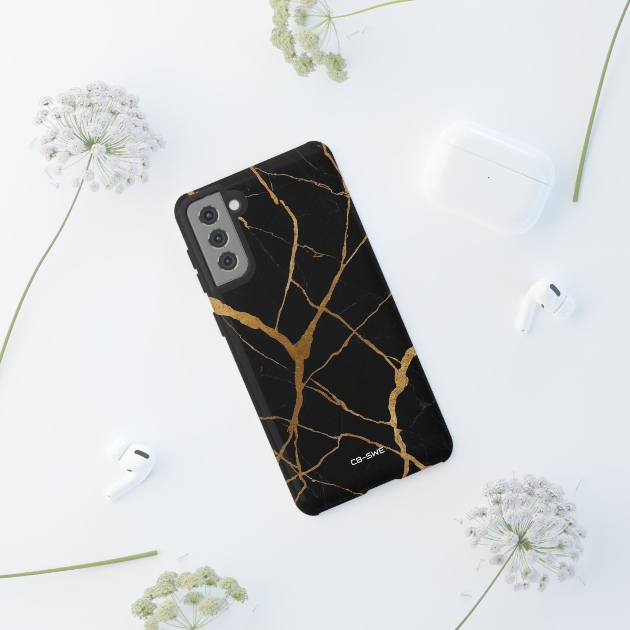 Golden Veins Twist - Samsung Case