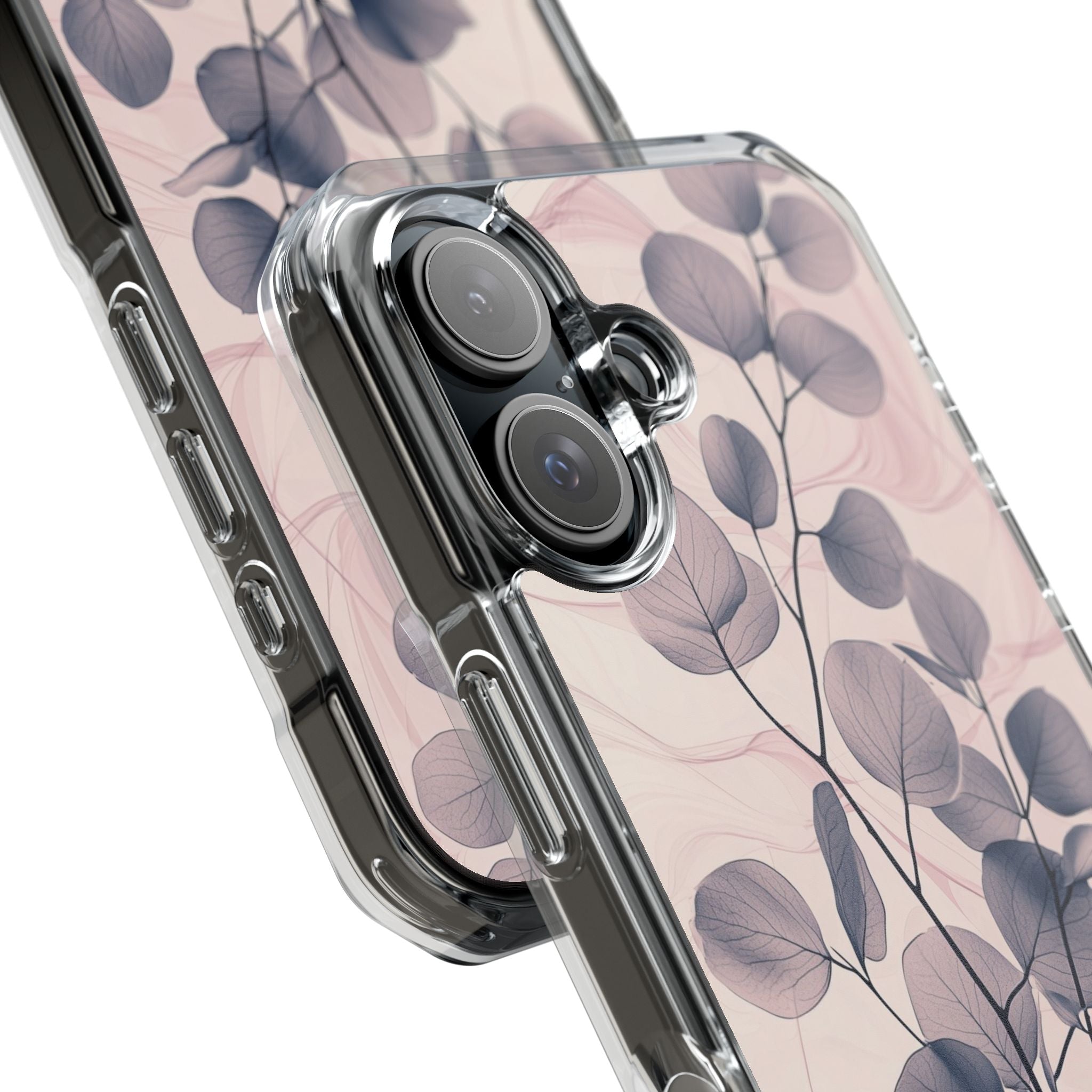 Veined Leaf Whisper iPhone 15 Case - Impact