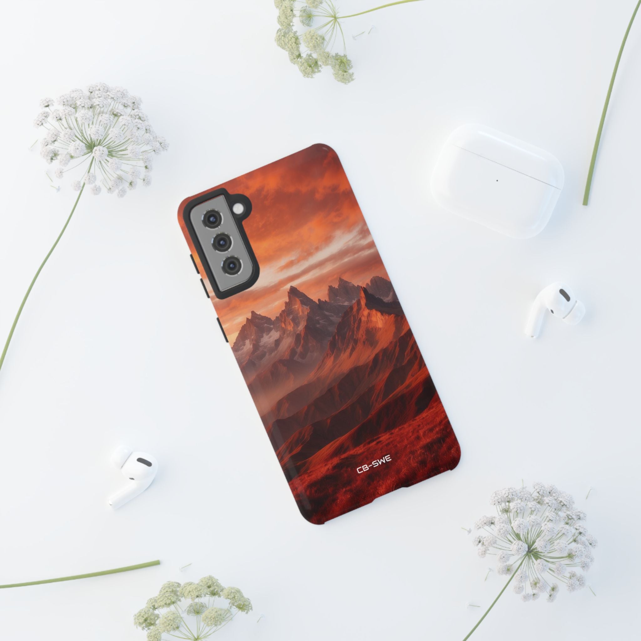 Mountain Peaks Glowing - Samsung Case