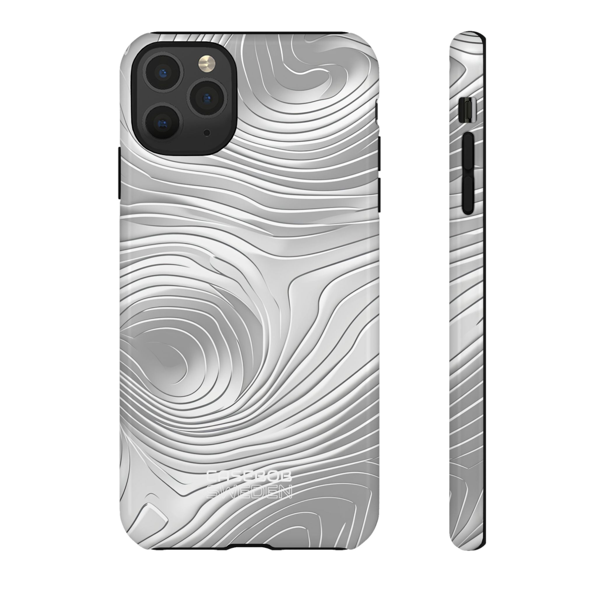 Monochrome Flow Lines iPhone 11 - Tough