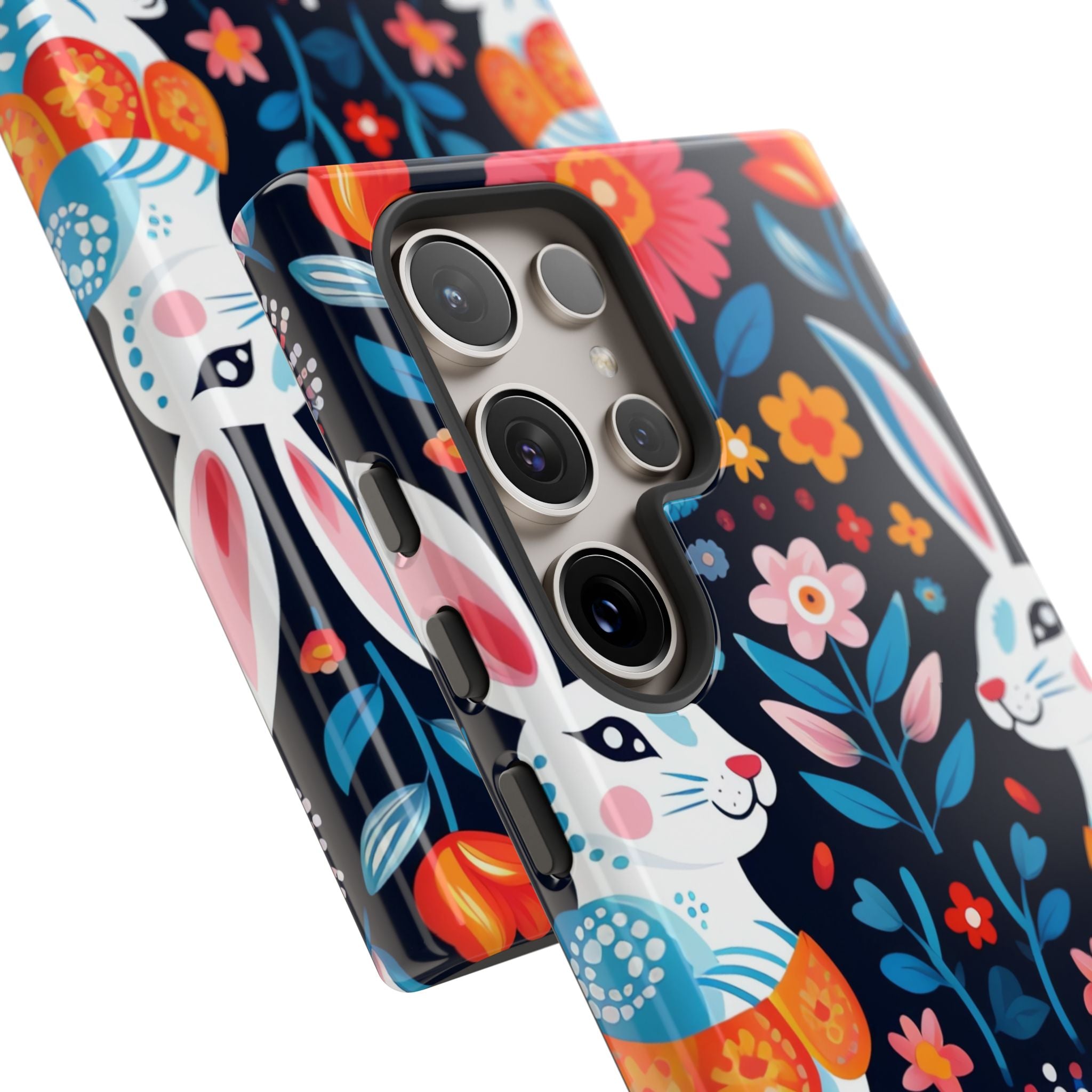 Bunnies Hop Flowers - Samsung Case