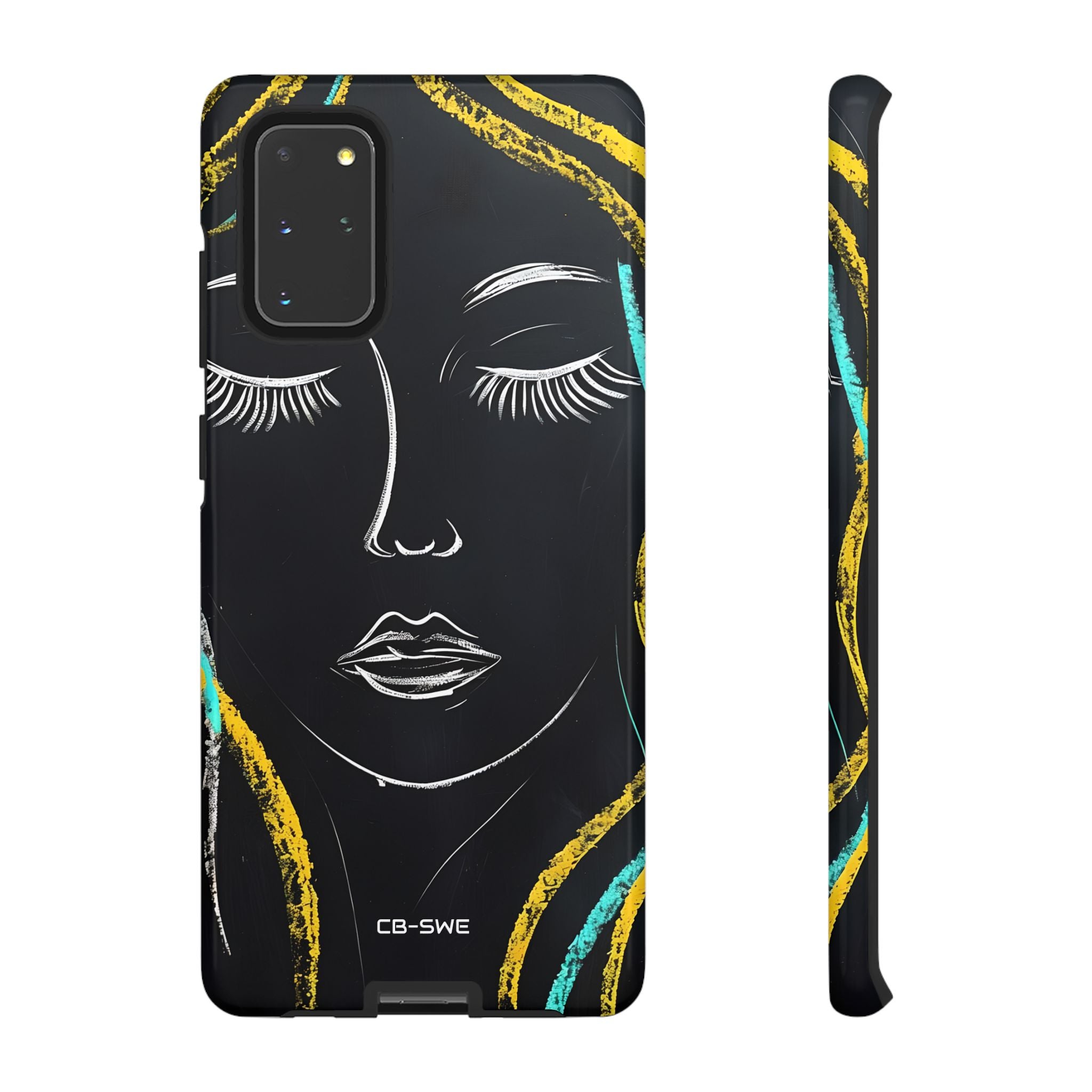 Vivid Minimalist Portrait - Samsung Case
