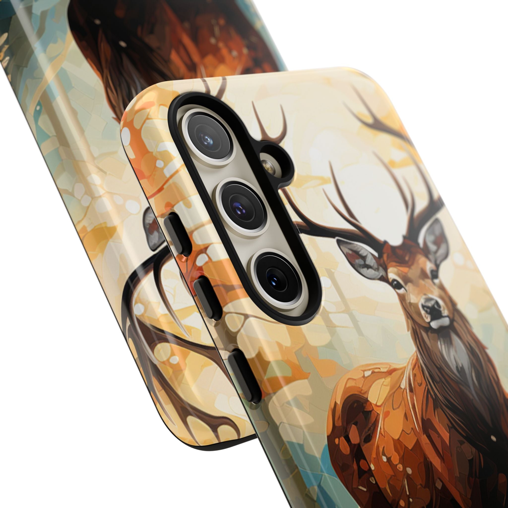 Glowing Stag Samsung S24 Plus Case - Tough
