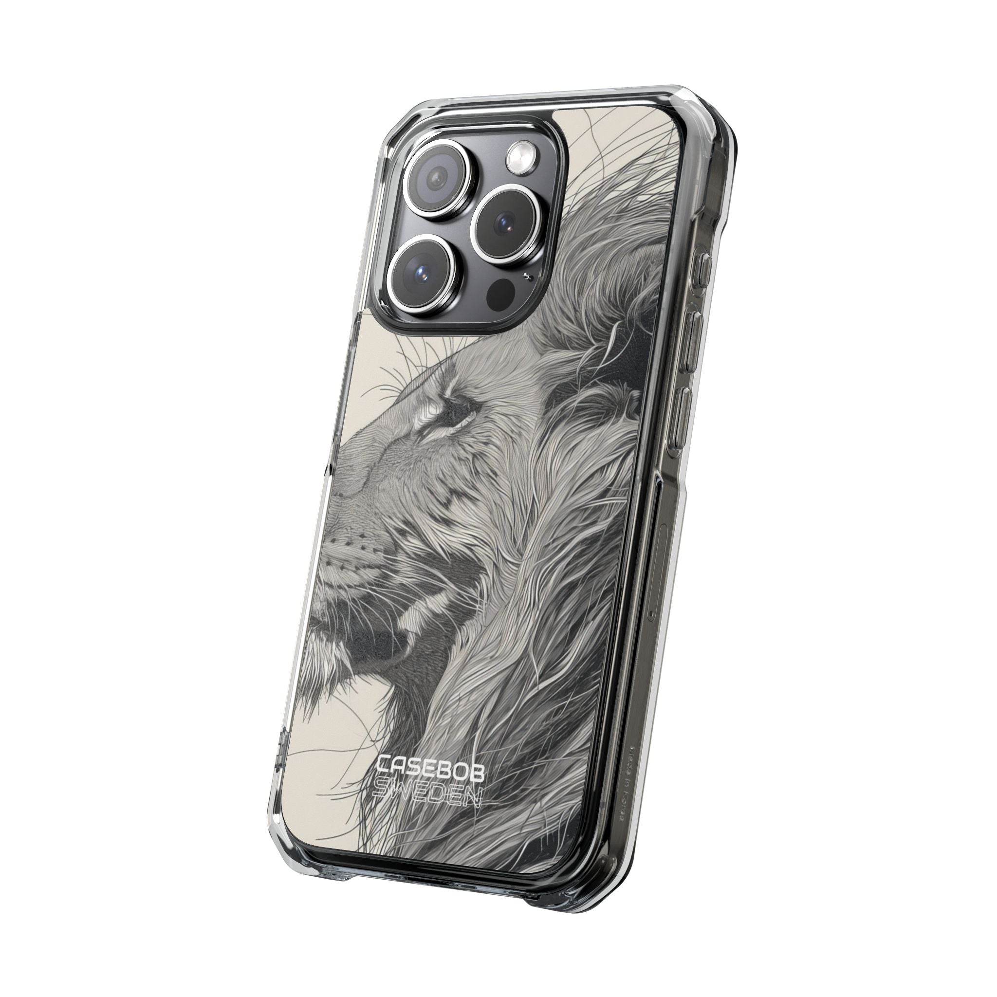 Majestic Lion Profile iPhone 15 - Impact Clear+