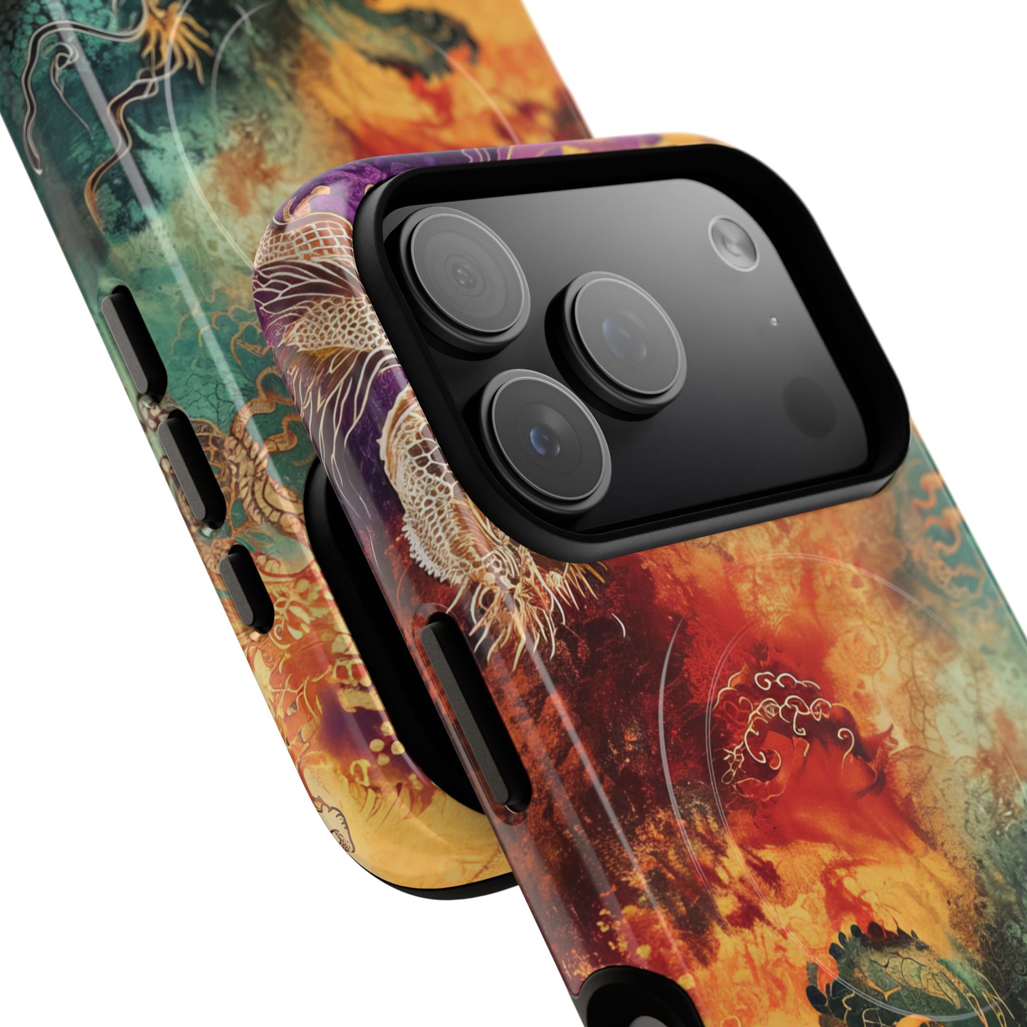 Dragon Ember iPhone 17 Pro Case - Tough+