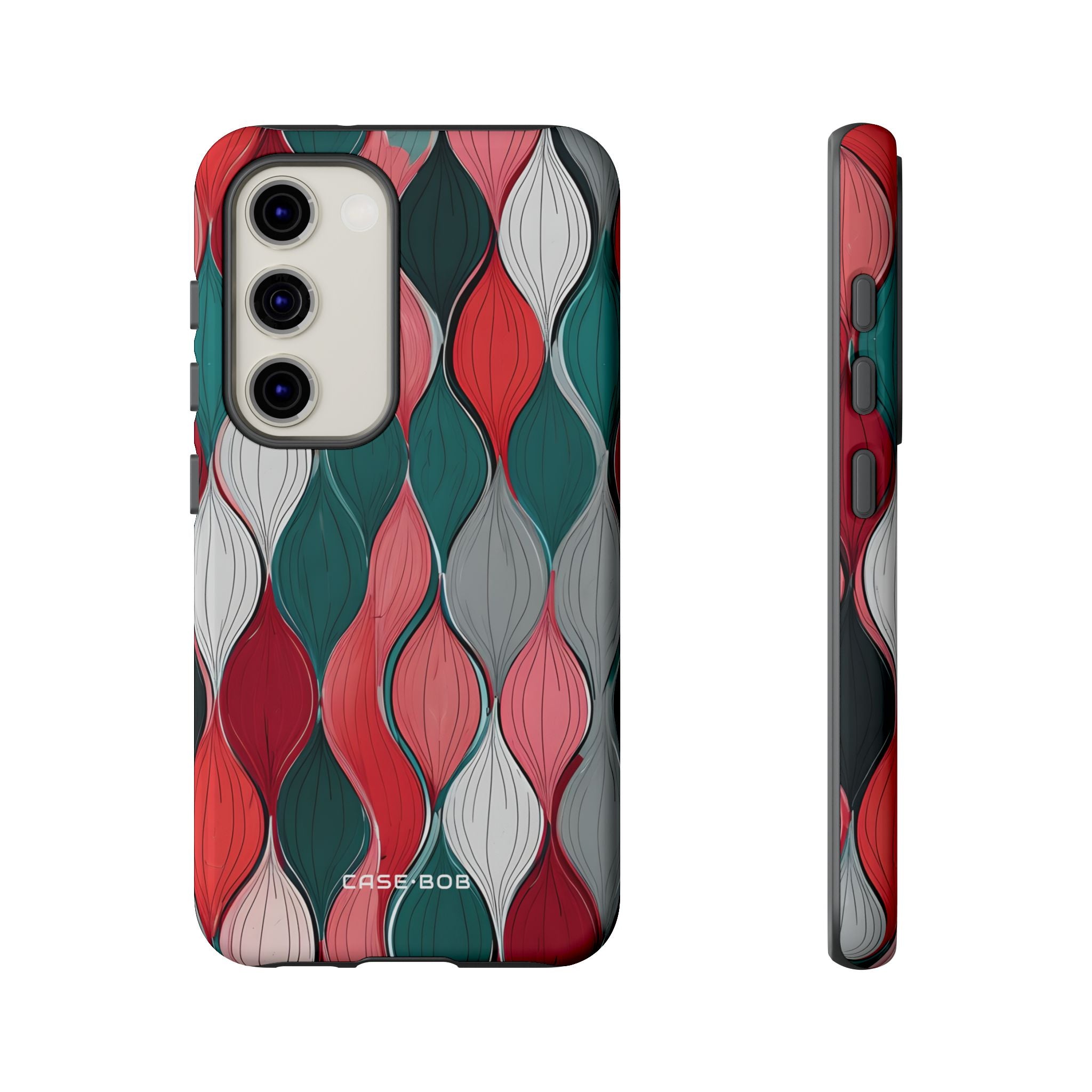 Leaf Cascade Teal Samsung S23 Case - Tough